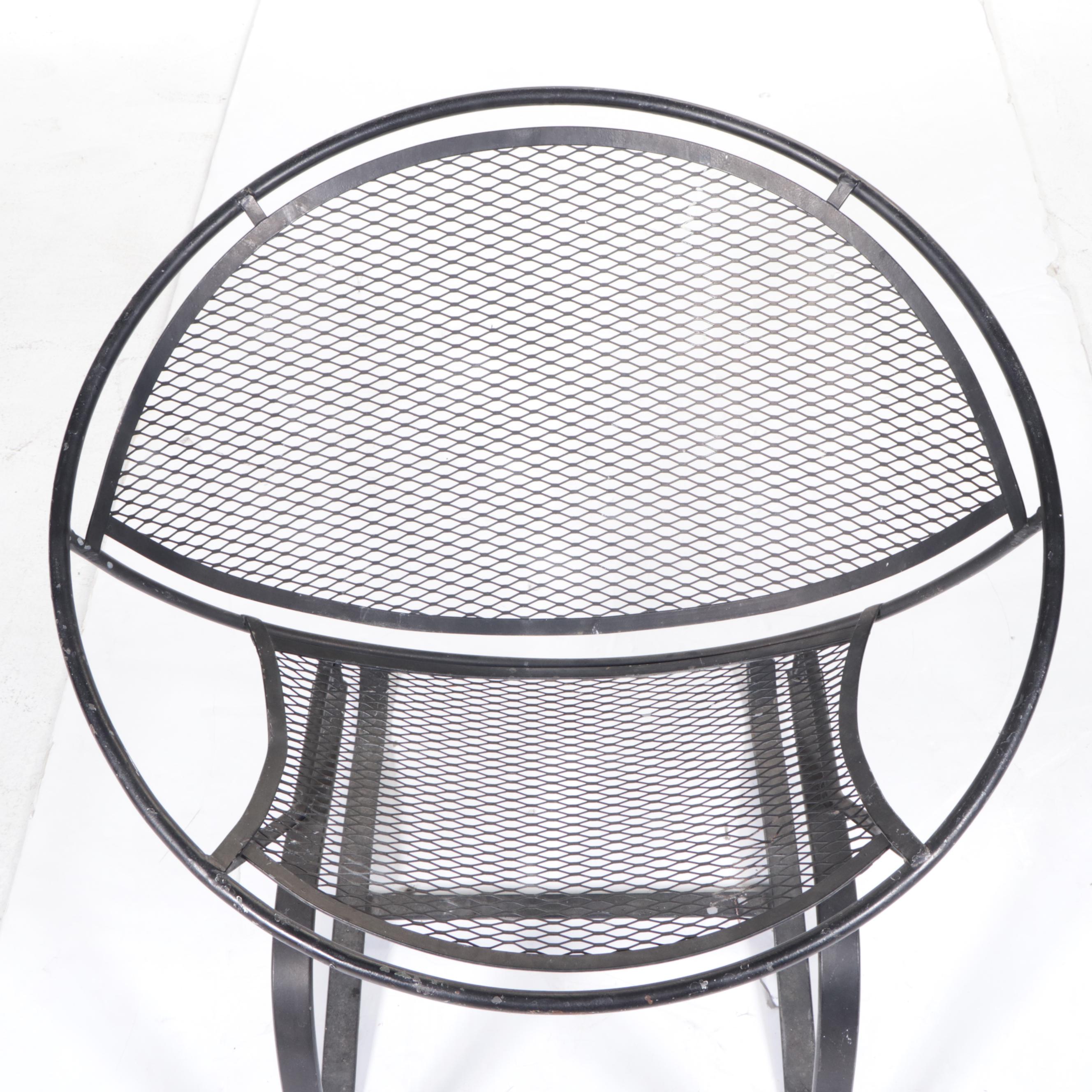 Mod "Radar" Salterini Saucer Style Metal Patio Chair