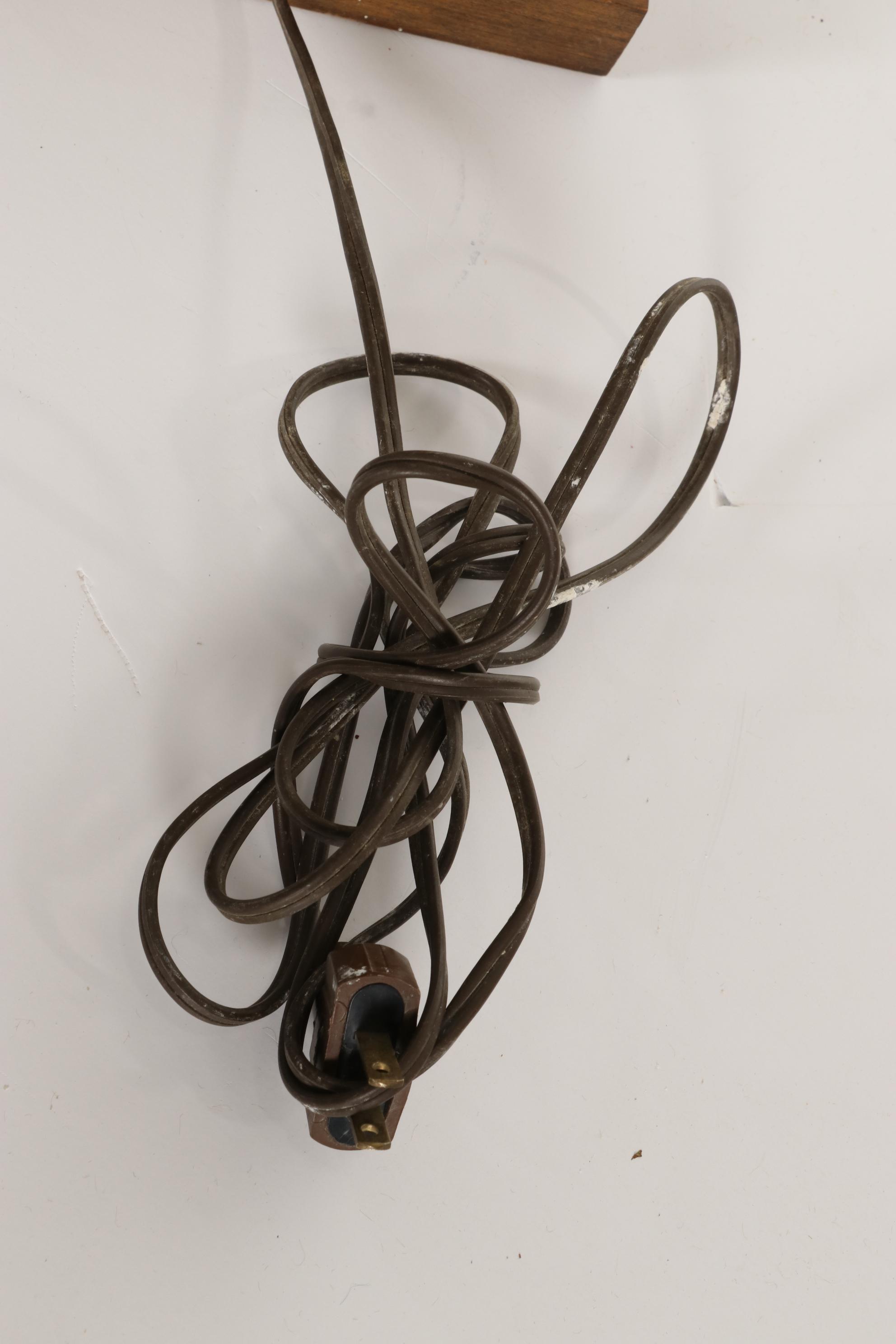 Pair of Mid Century Modern John Anthony Cast Ceramic Tiki Table Lamps