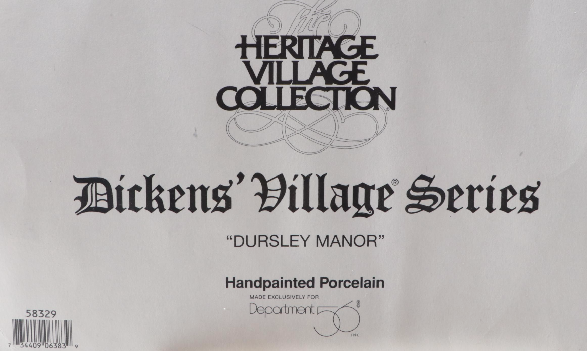 Department 56 Porcelain Buildings and Figures