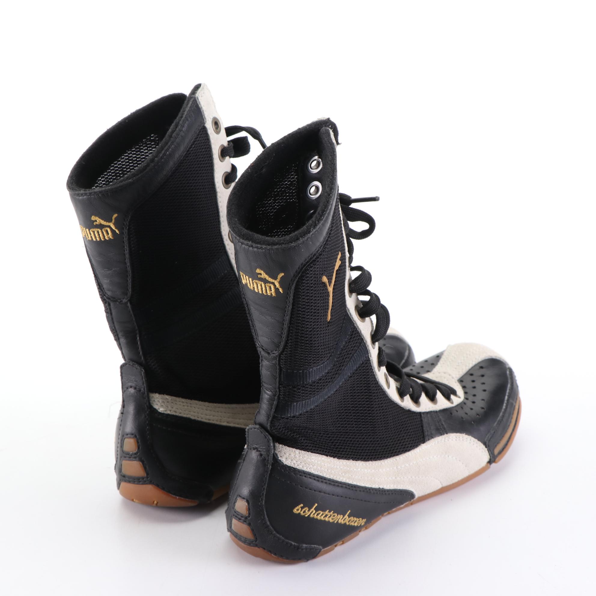 Nike Sweet Classic High Top Sneakers and Puma Schattenboxen Boxing Boots