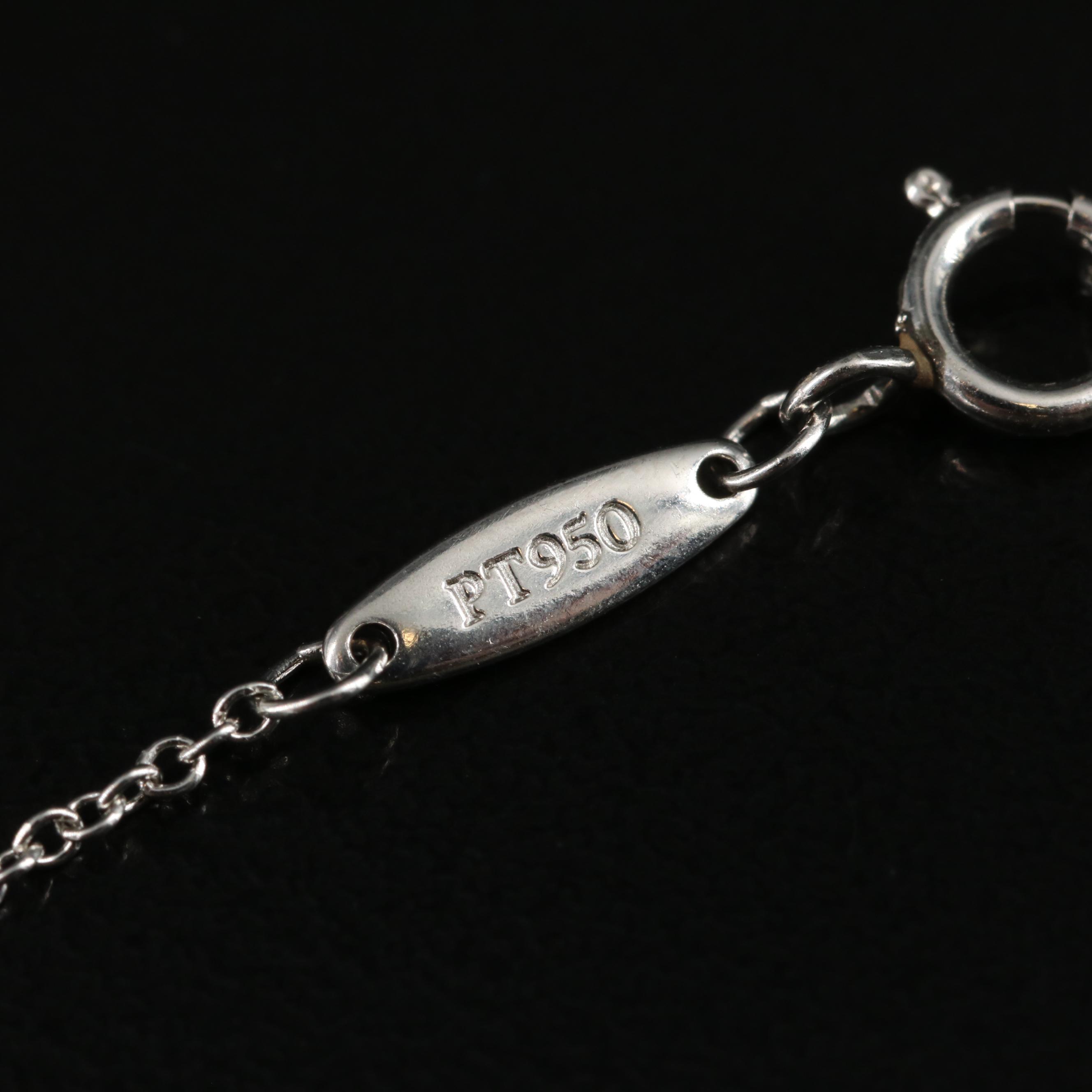 Elsa Peretti for Tiffany & Co. "Diamonds by the Yard" Platinum Diamond Necklace