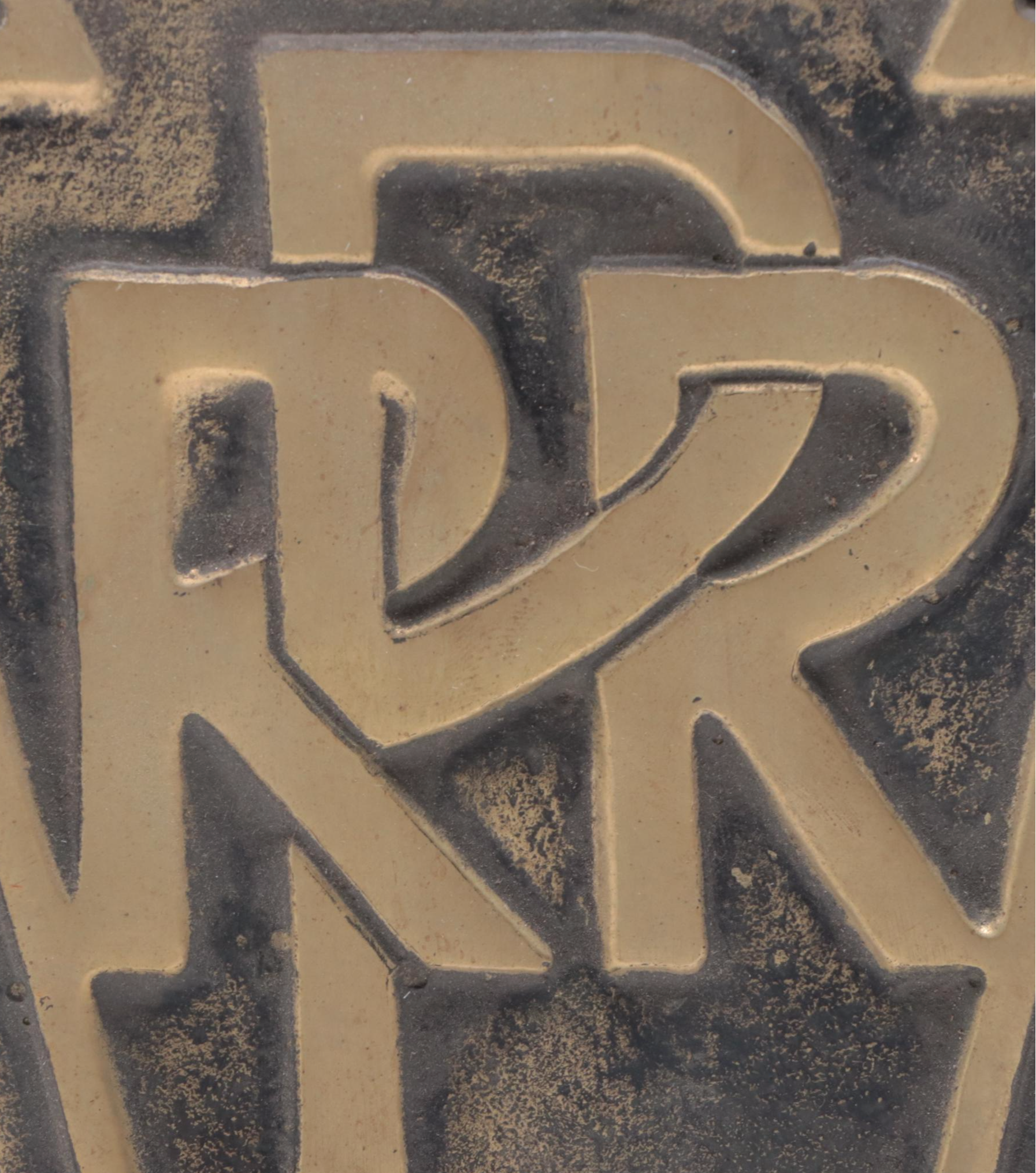 Pennsylvania Railroad Metal Plaque, Mid-20th Century