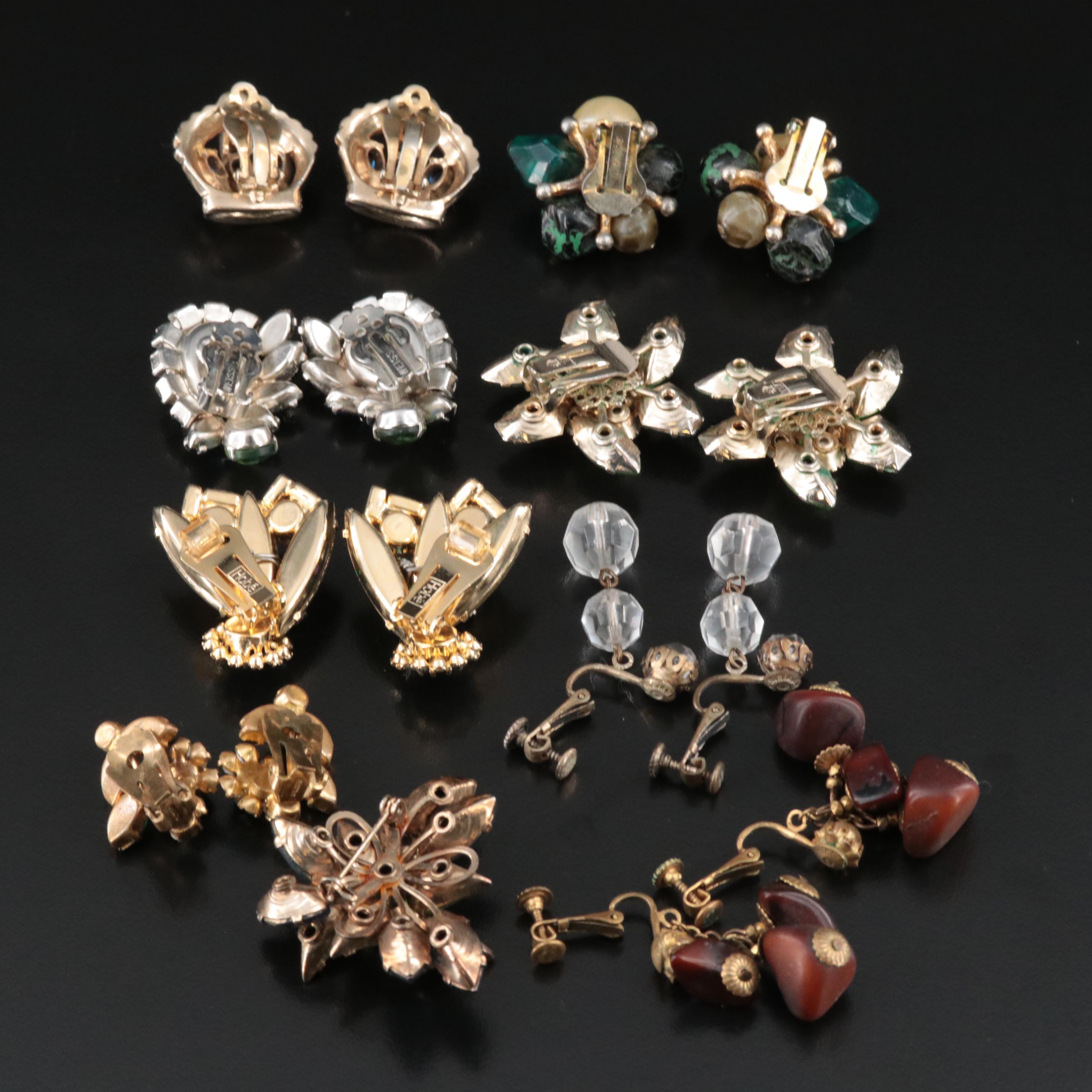 Jomaz and Weiss Included in Rhinestone Earring Collection