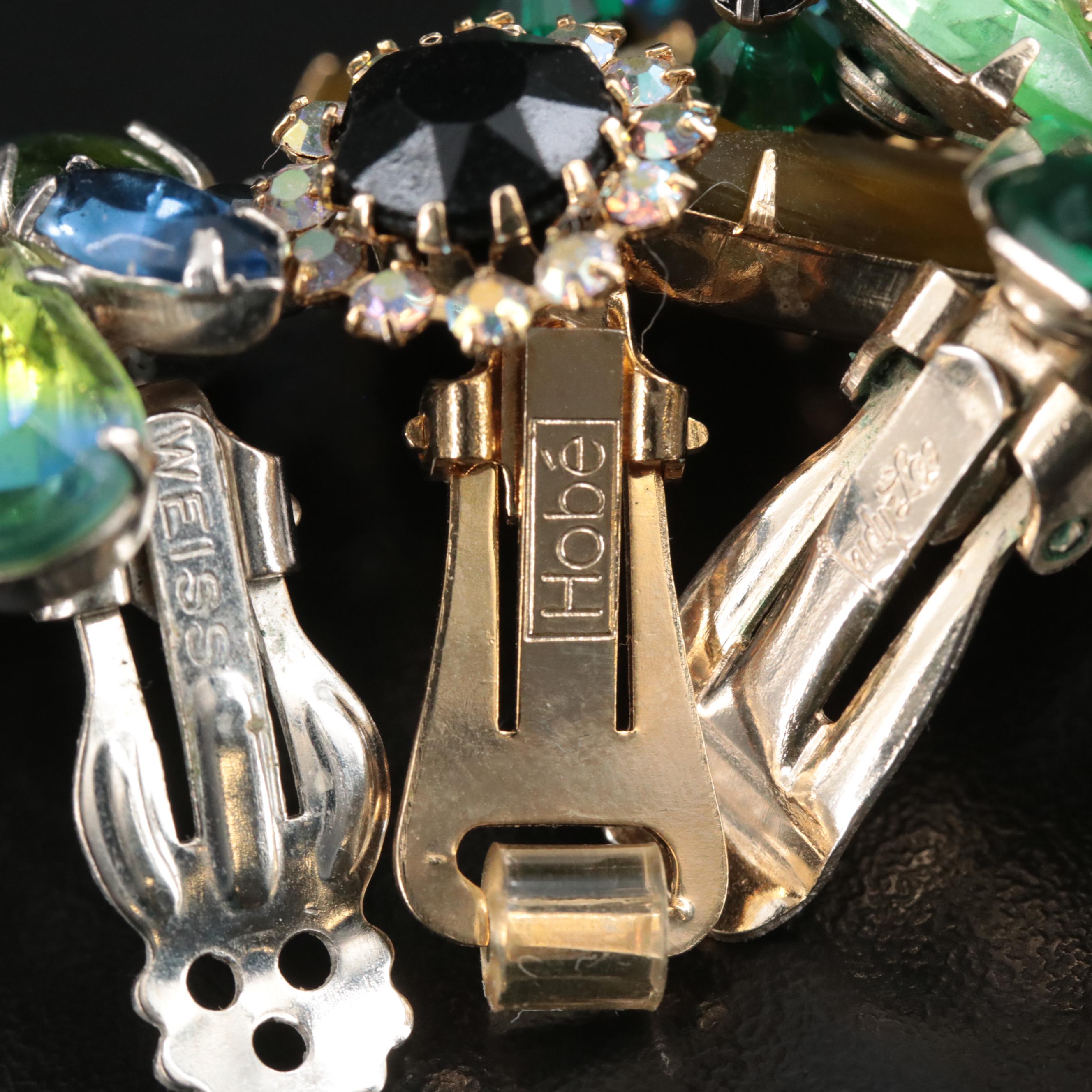 Jomaz and Weiss Included in Rhinestone Earring Collection