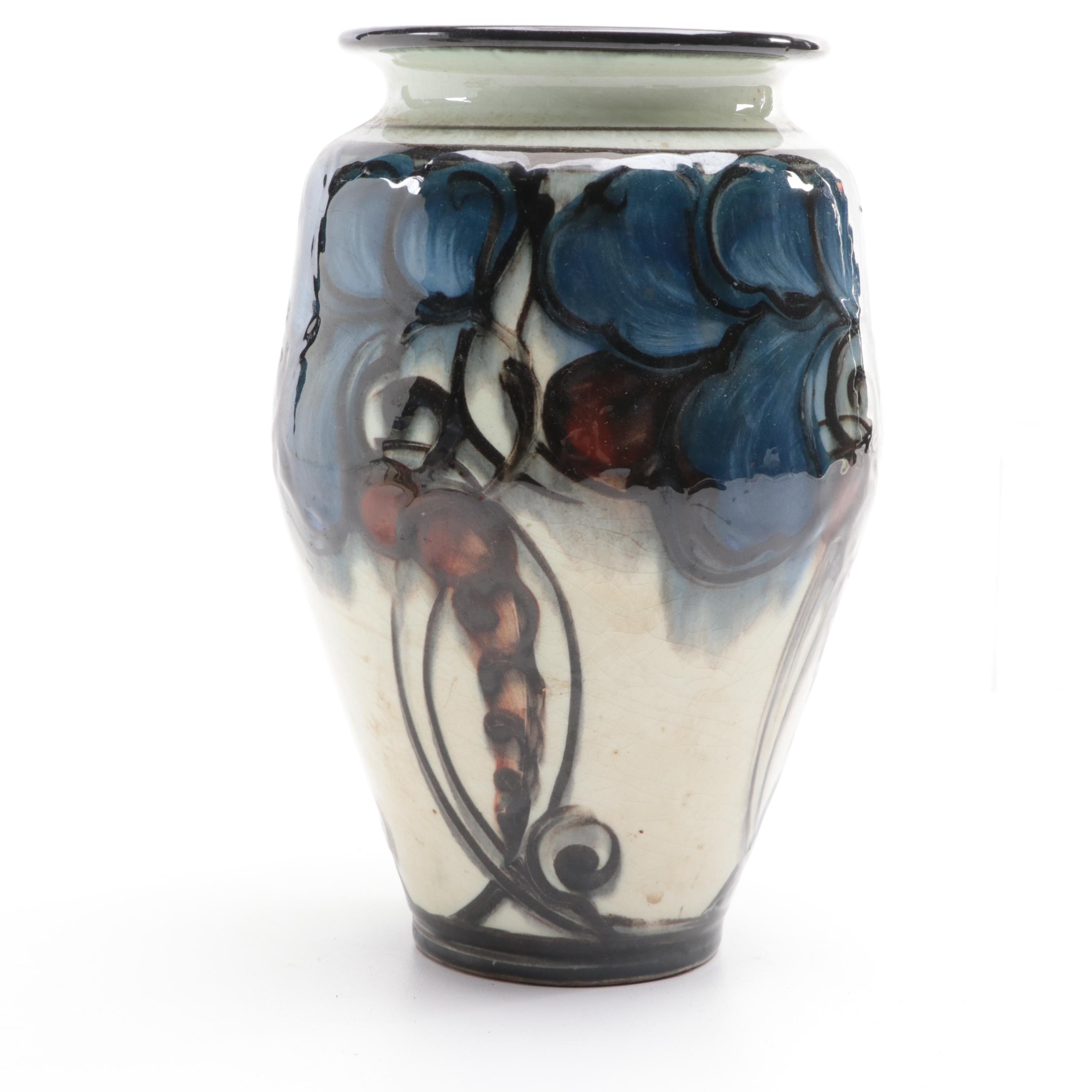 Danico Danish Pottery Ceramic Vases, Early 20th Century