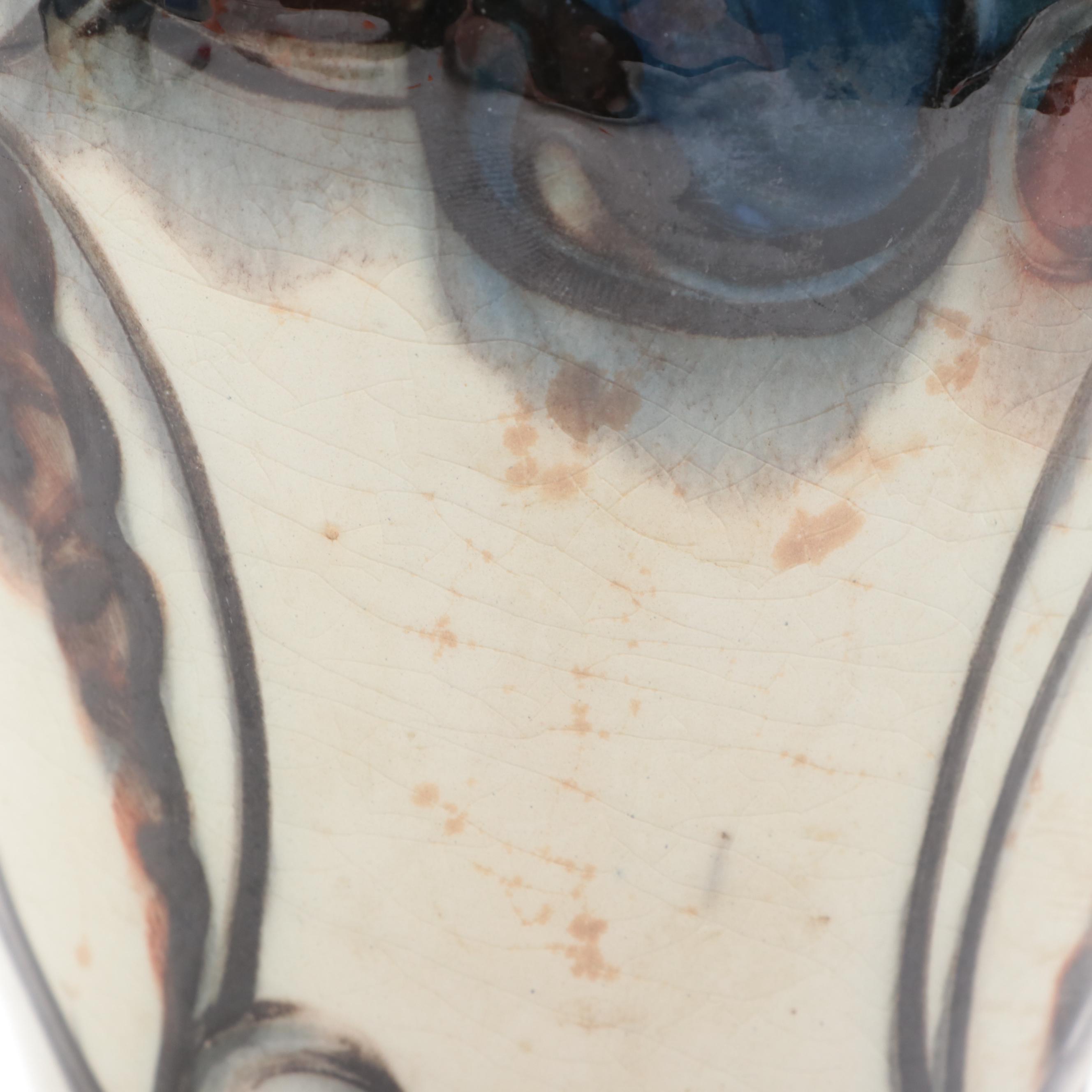 Danico Danish Pottery Ceramic Vases, Early 20th Century