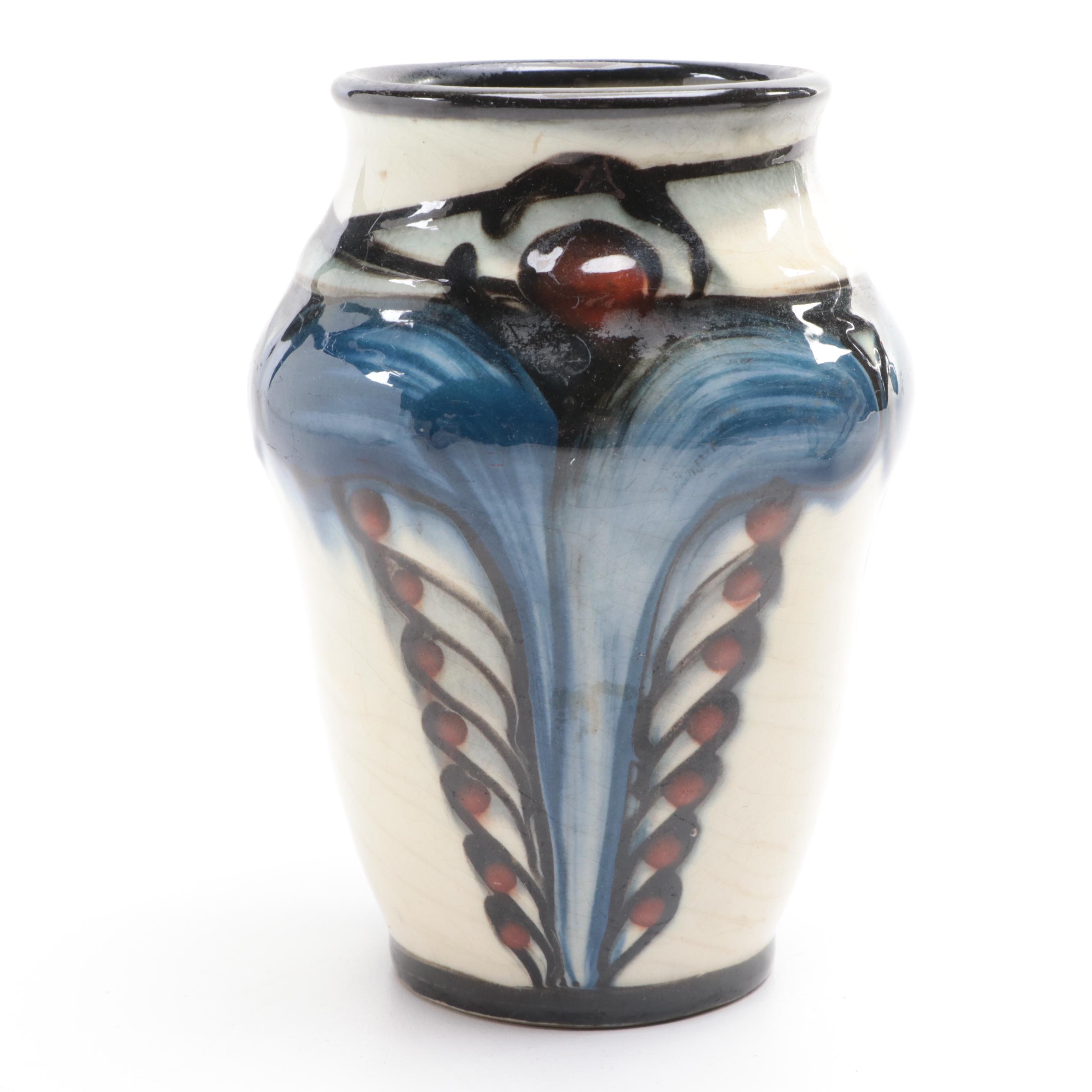 Danico Danish Pottery Ceramic Vases, Early 20th Century