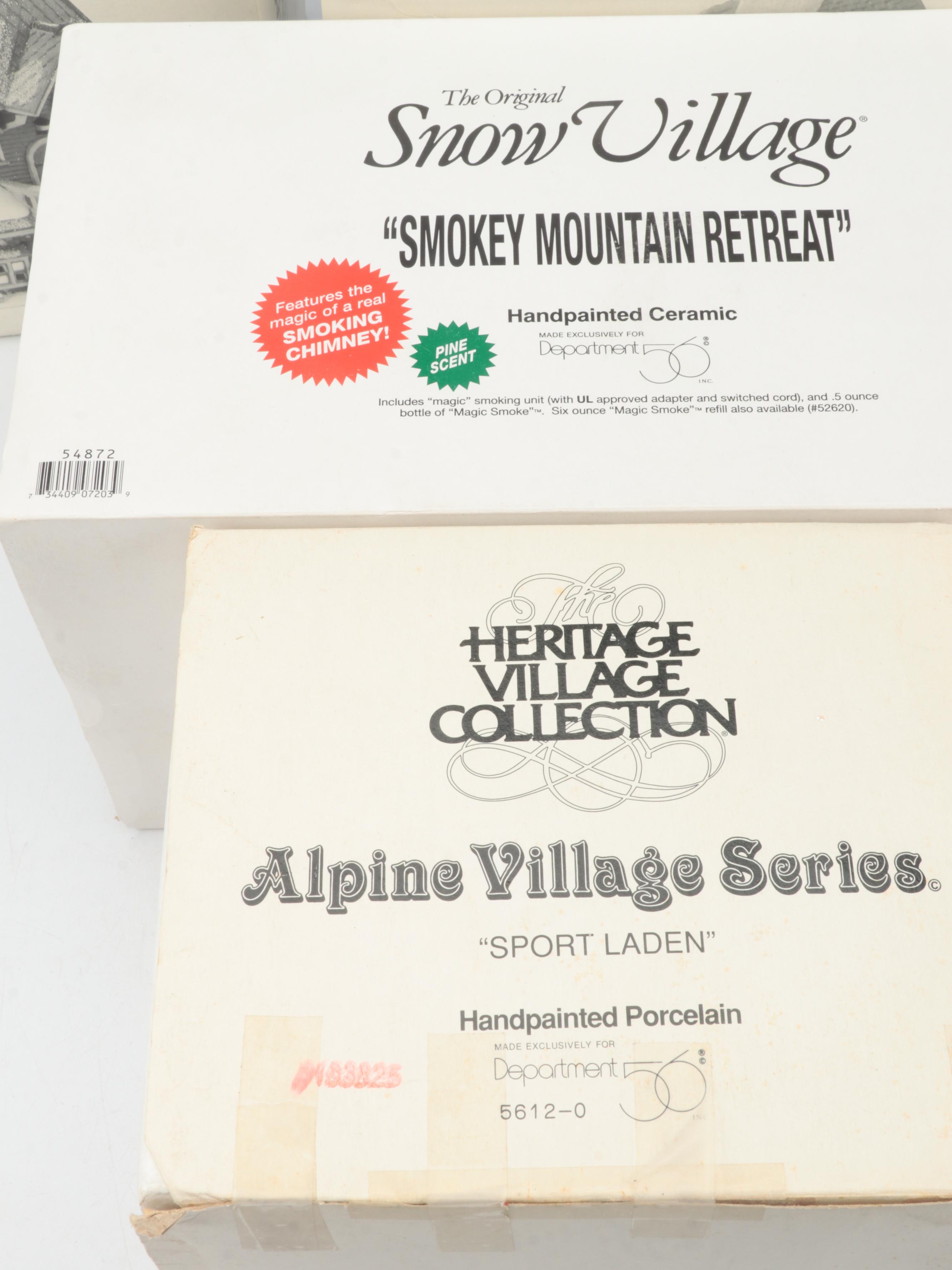 Department 56 Heritage Village Porcelain Houses