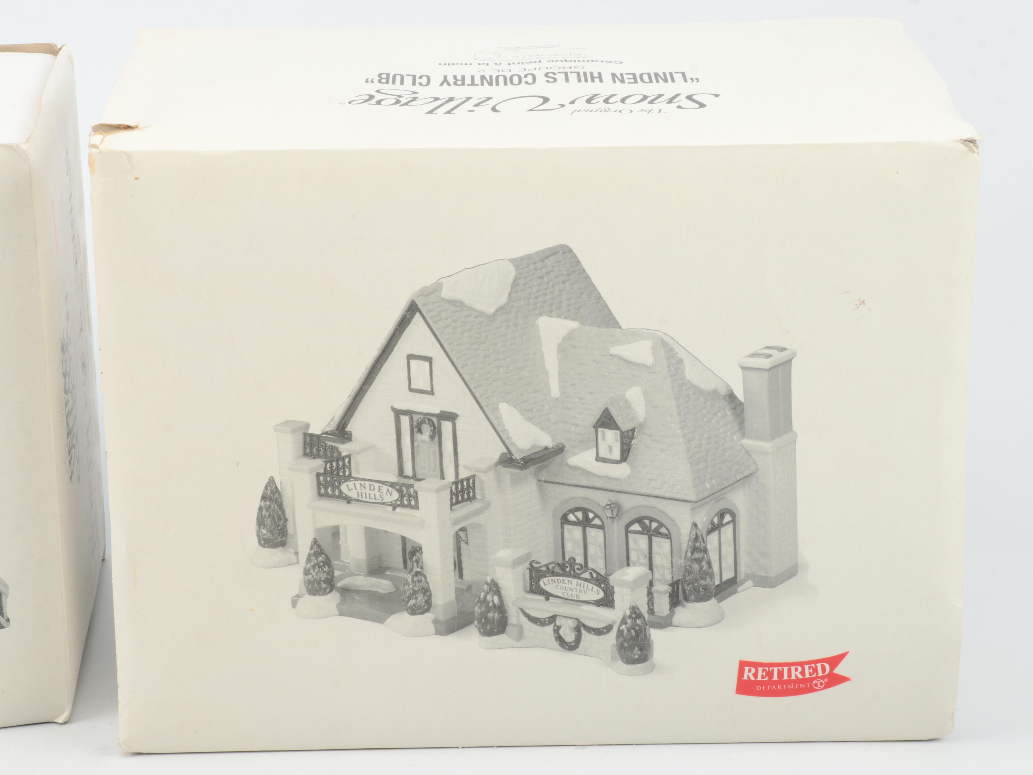 Department 56 Heritage Village Porcelain Houses