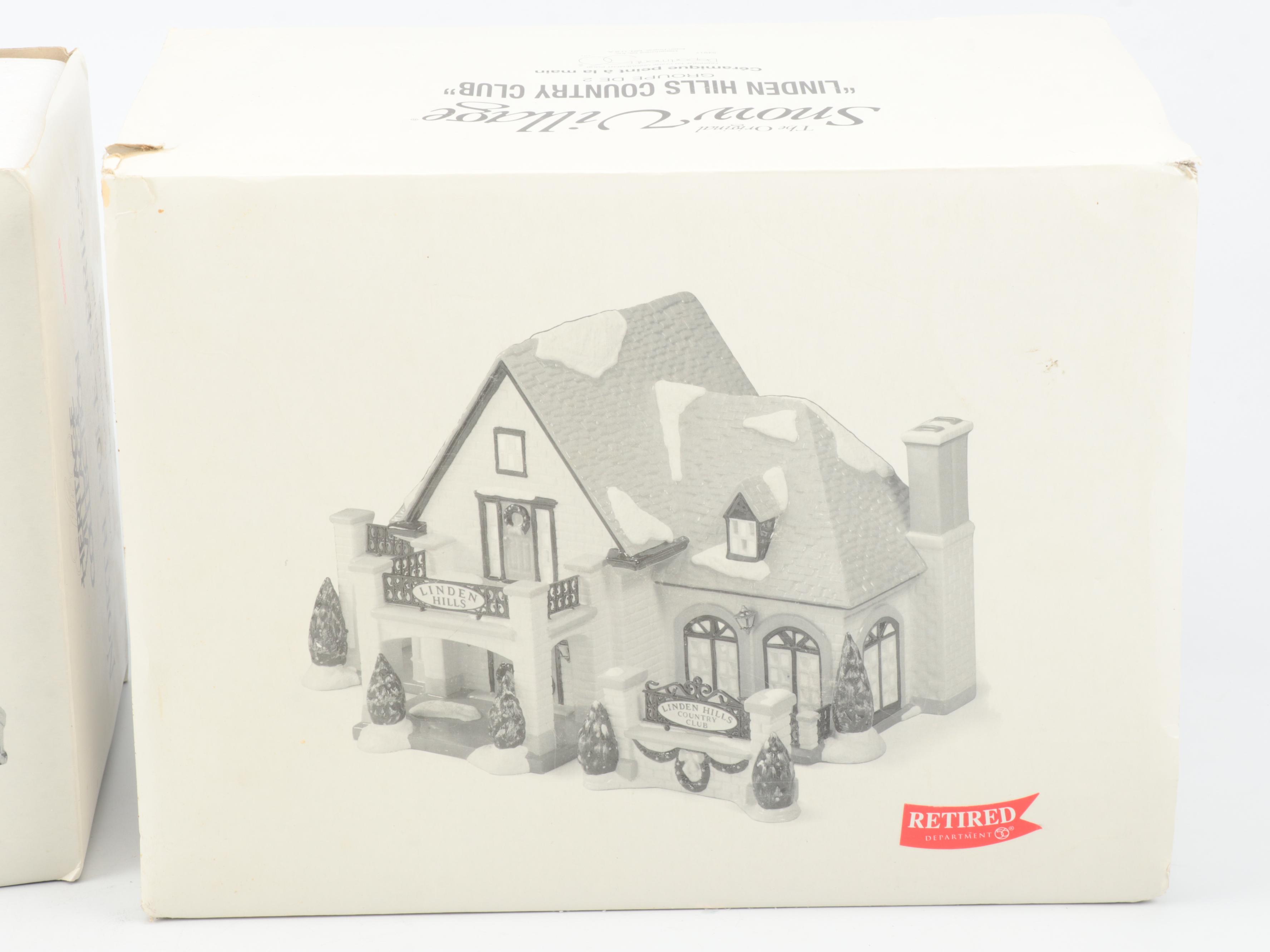 Department 56 Heritage Village Porcelain Houses