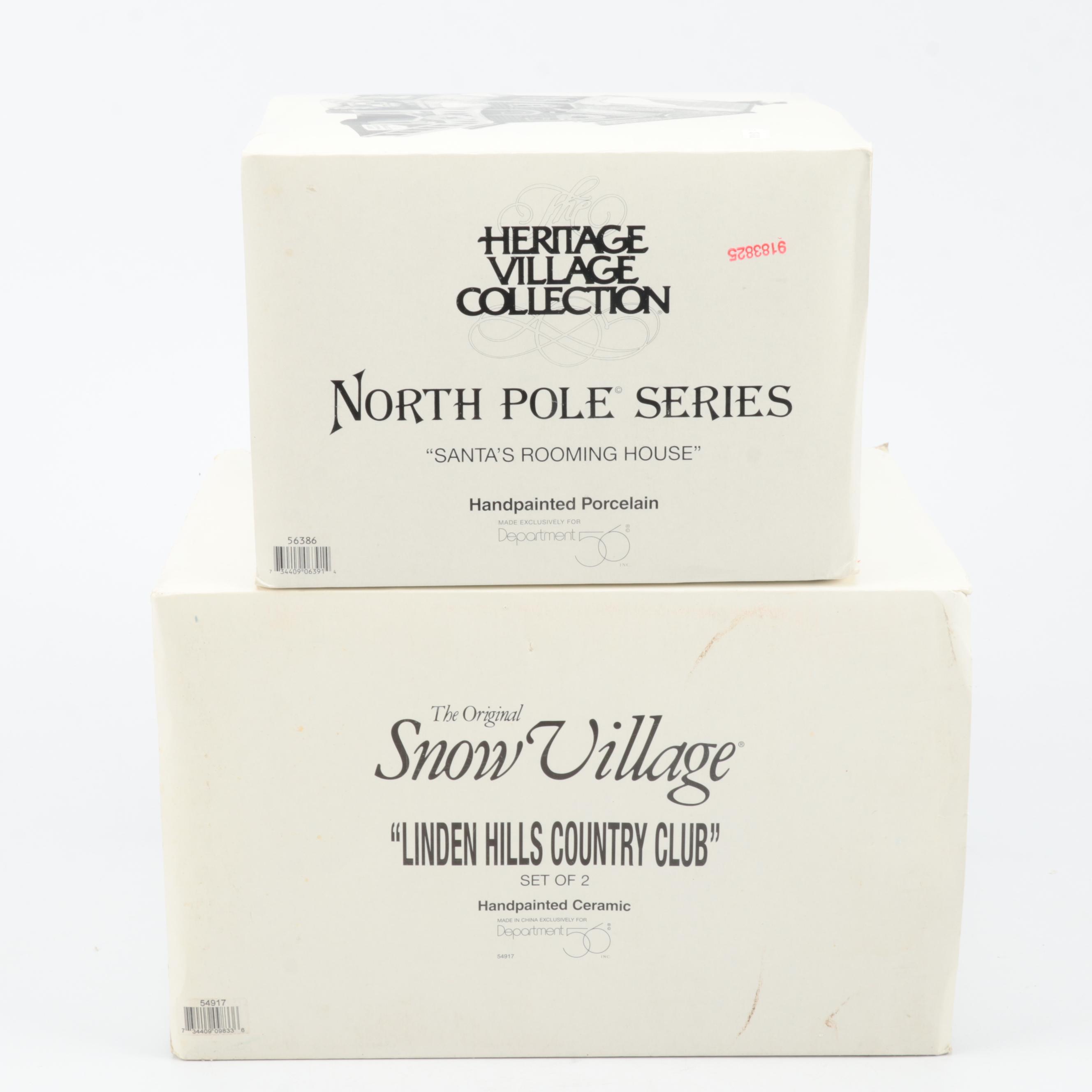 Department 56 Heritage Village Porcelain Houses