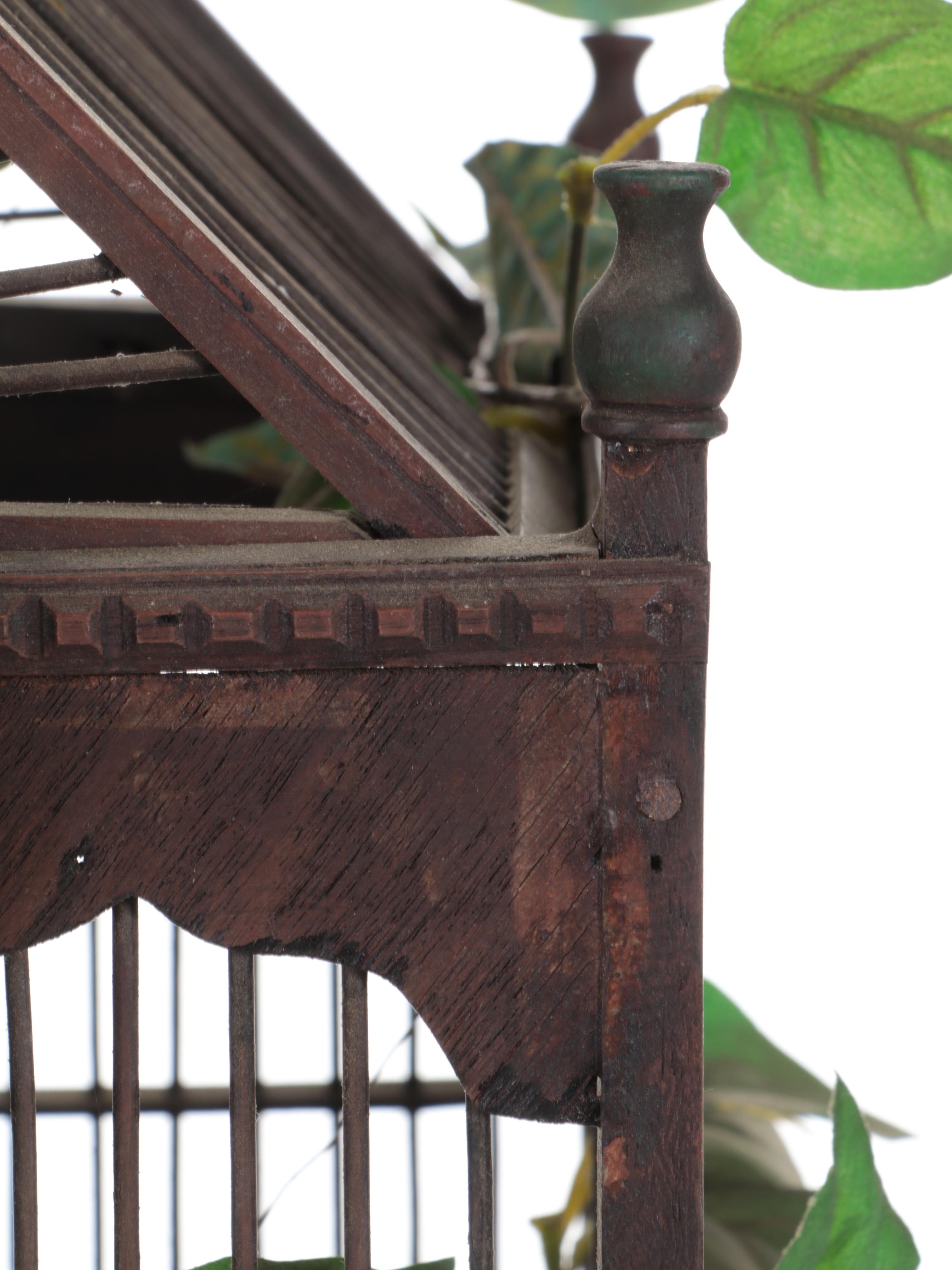 Victorian Style Decorative Wooden Bird Cage