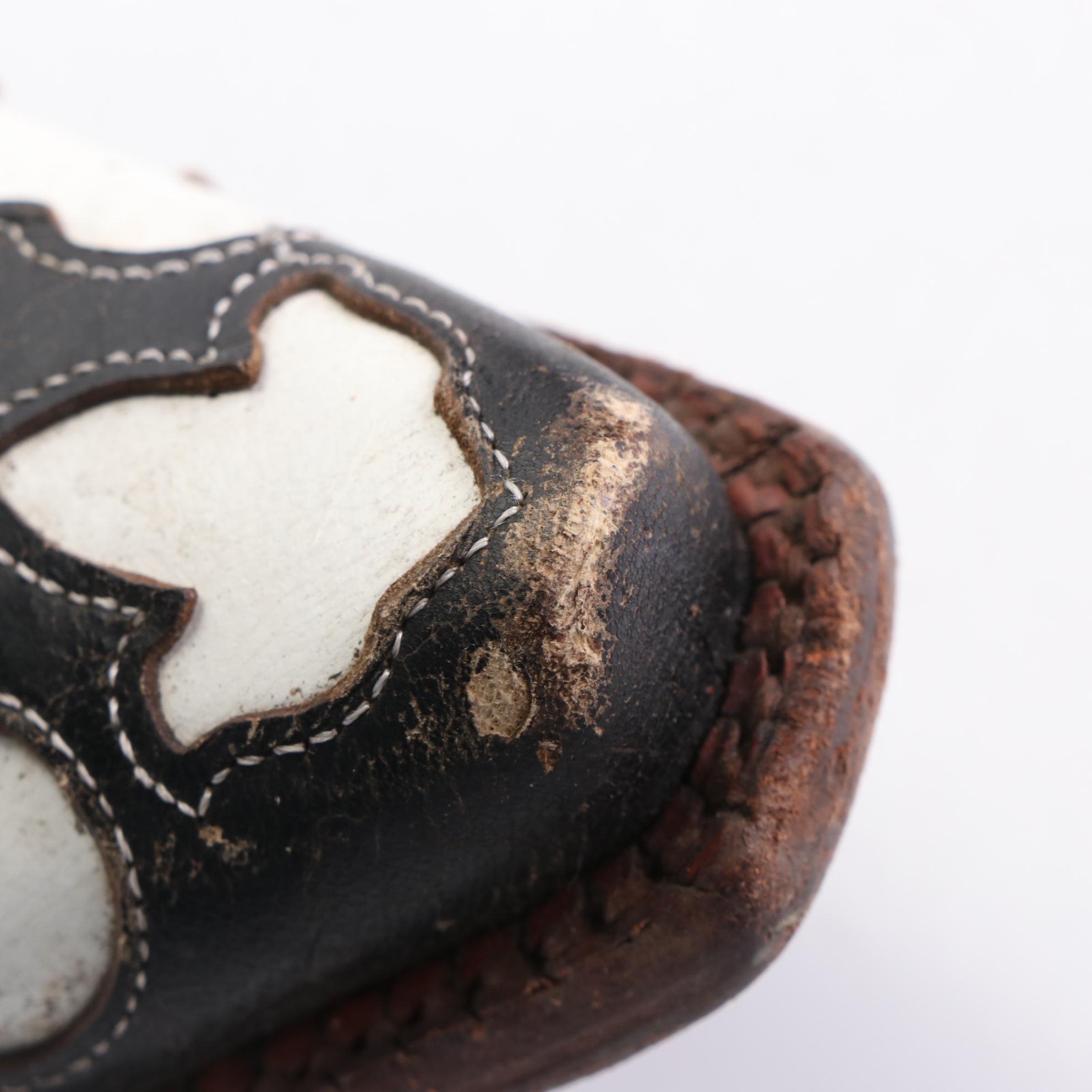 Durango and Corral Vintage Western Boots in Black/White and Teal