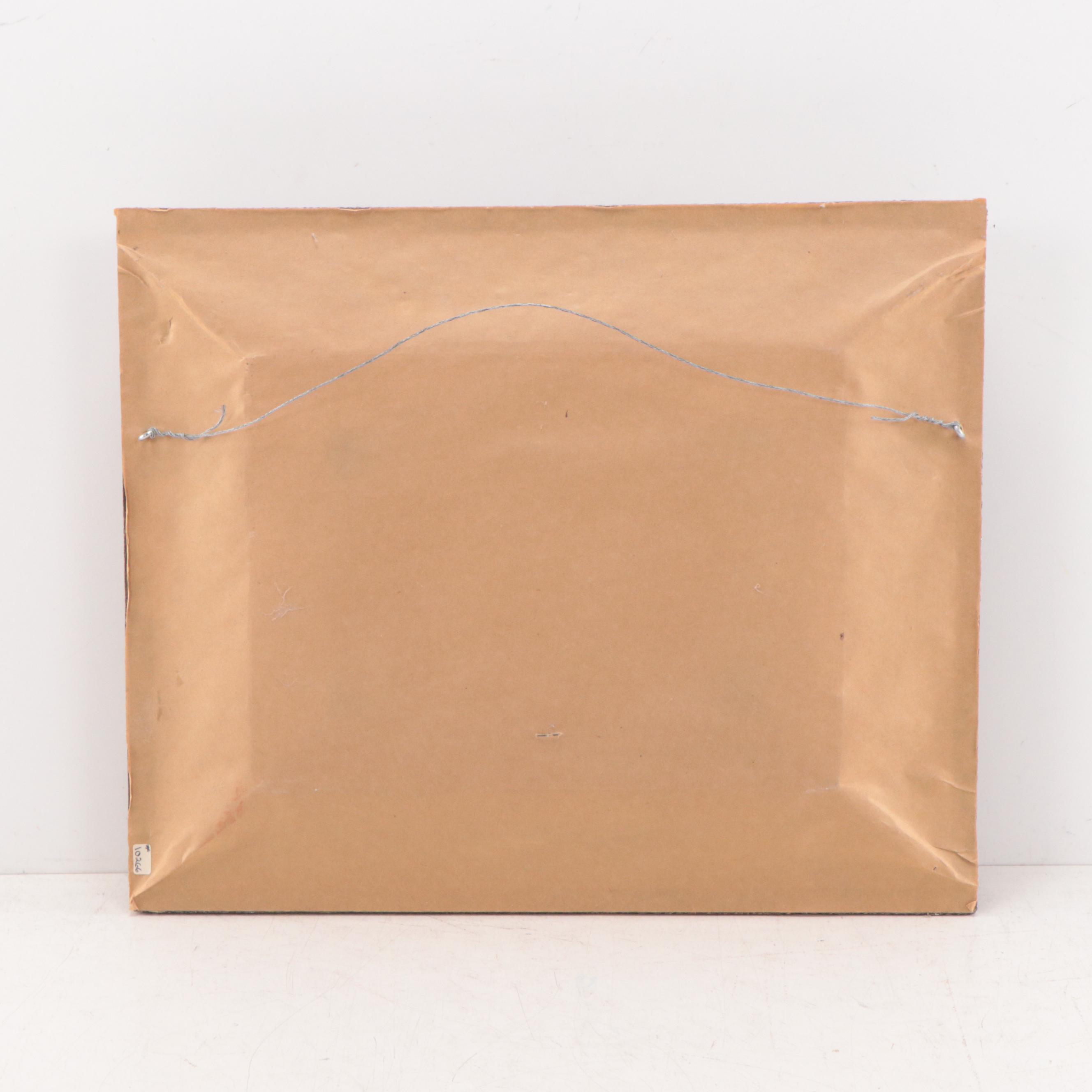 Carl J. Smith Landscape Oil Painting "Cathedral Procession," Mid-20th Century