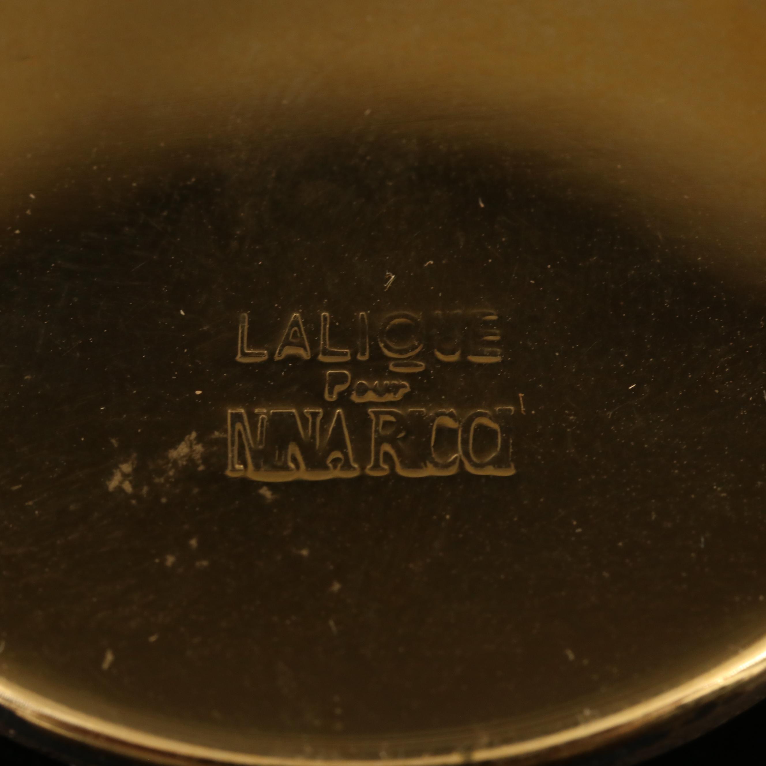 Vintage Lalique for Nina Ricci "Three Graces" Cameo Brooch