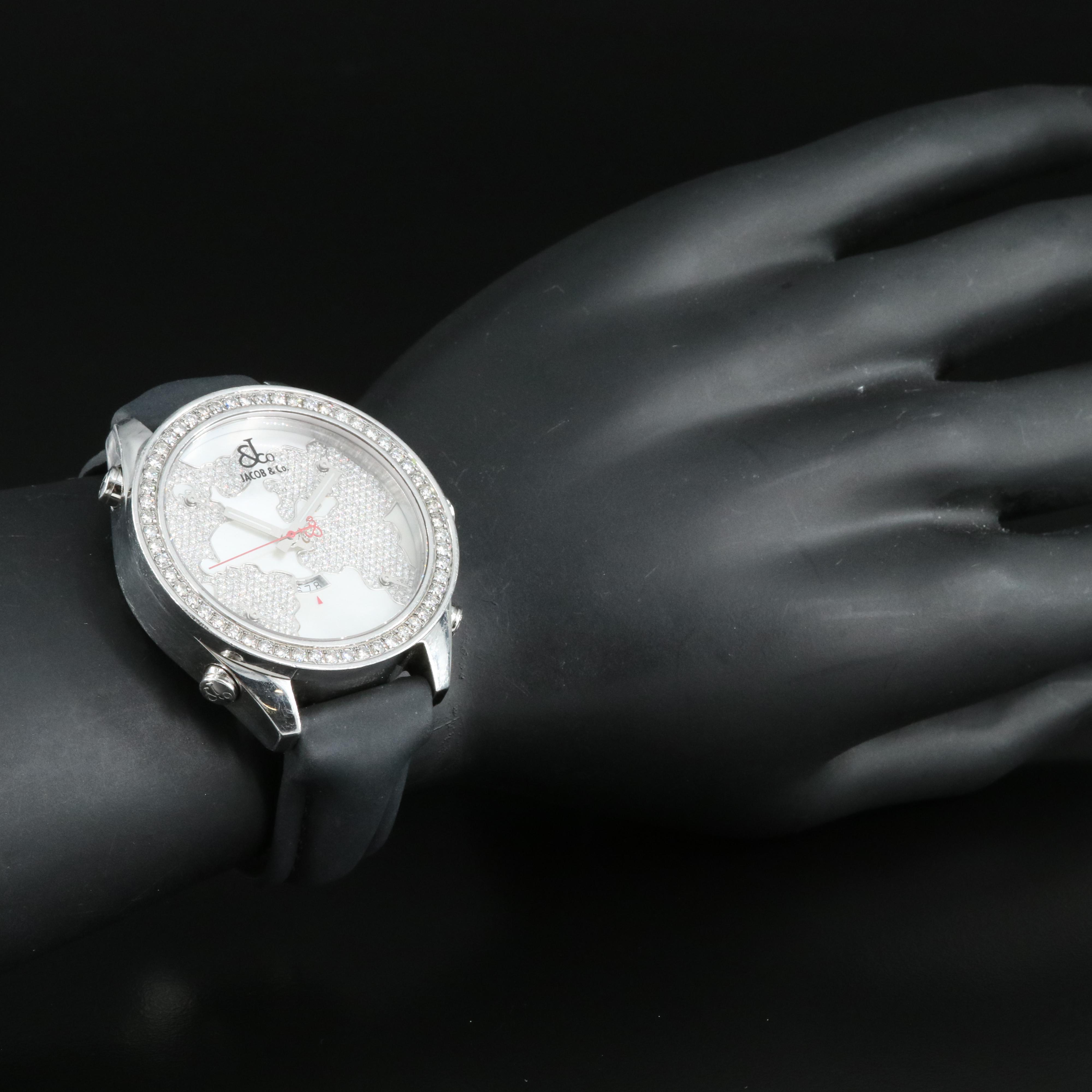 Jacob & Co. Five Time Zone Automatic 3.04 CTW Diamond Watch
