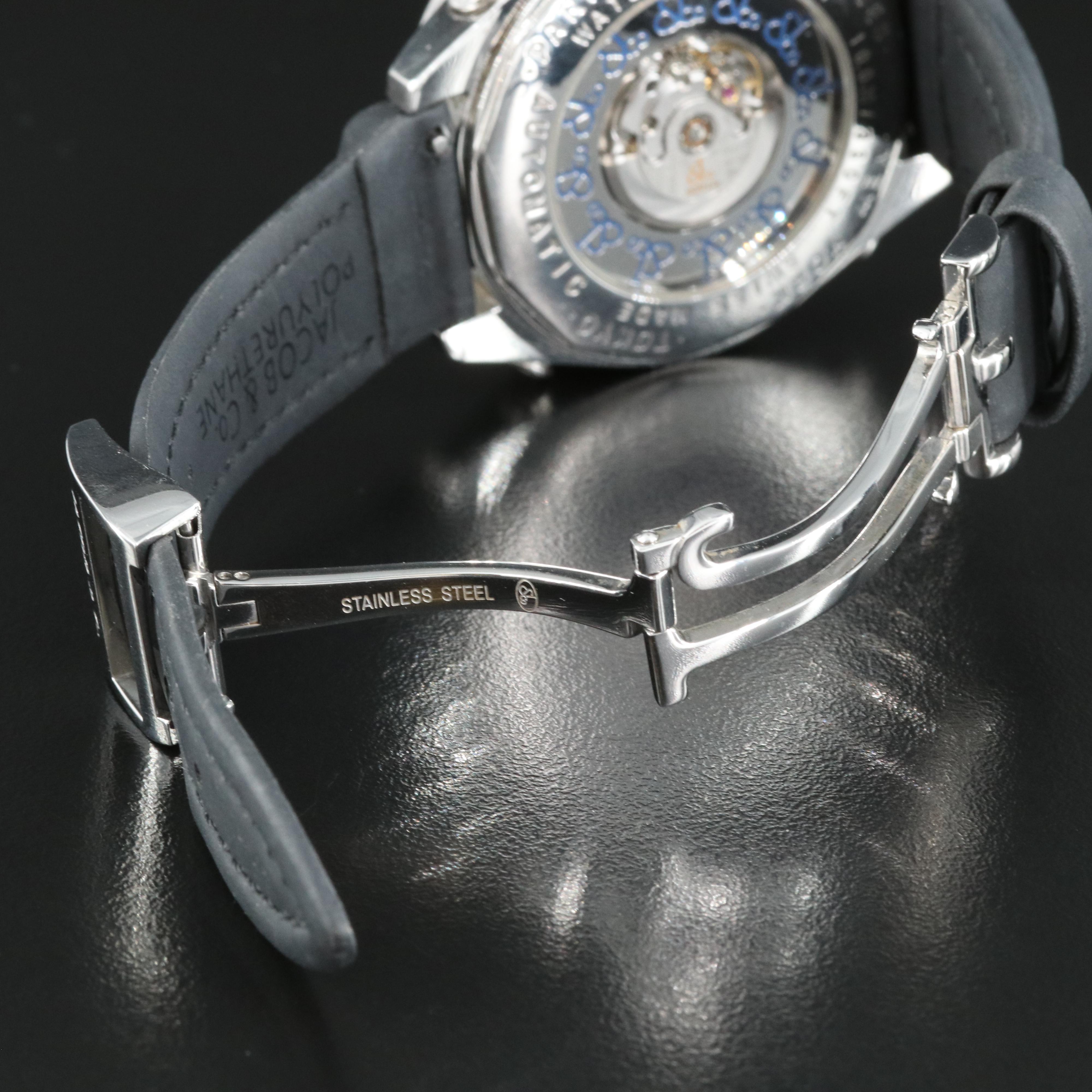 Jacob & Co. Five Time Zone Automatic 3.04 CTW Diamond Watch