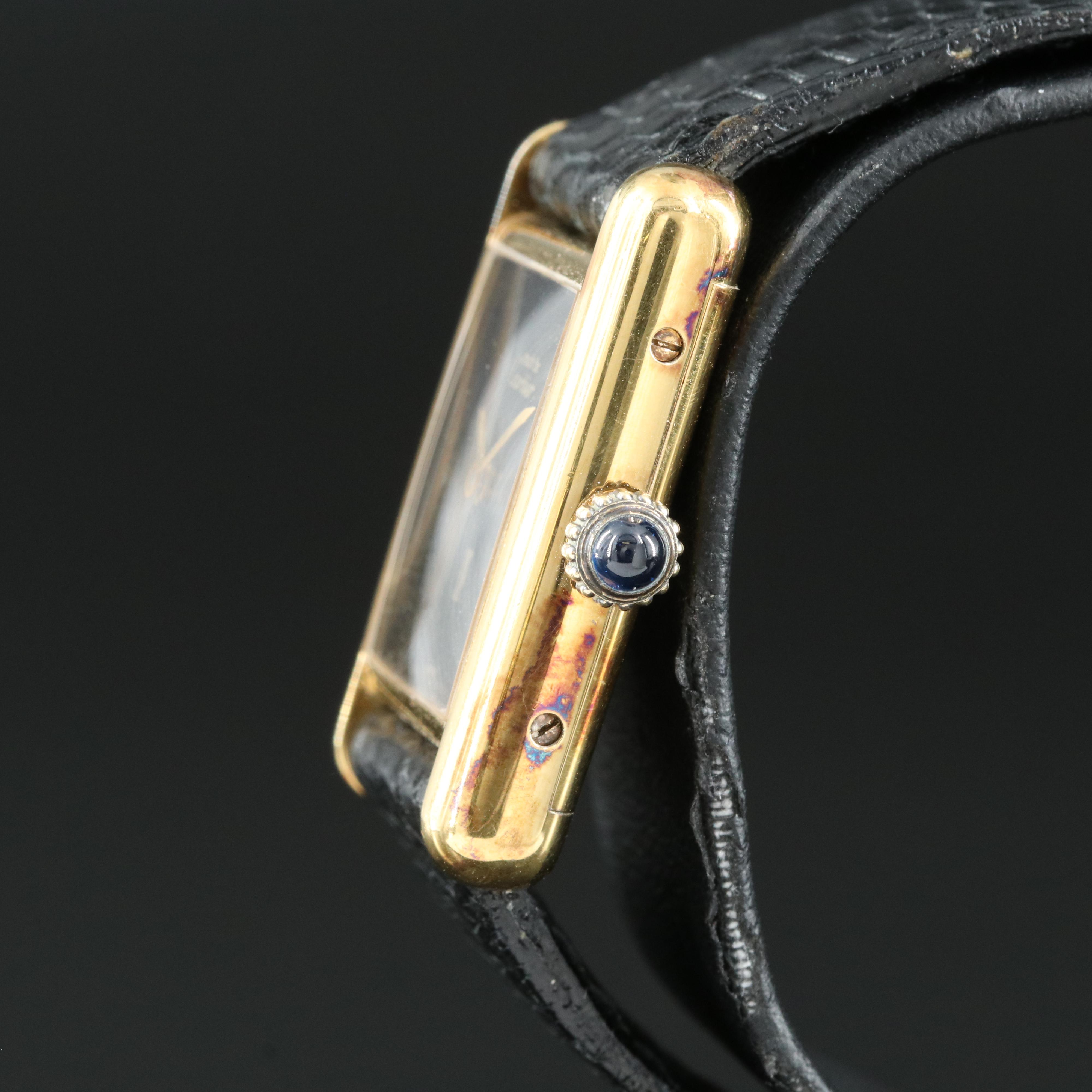 Cartier Must de Cartier Gold-Plated Mechanical Watch