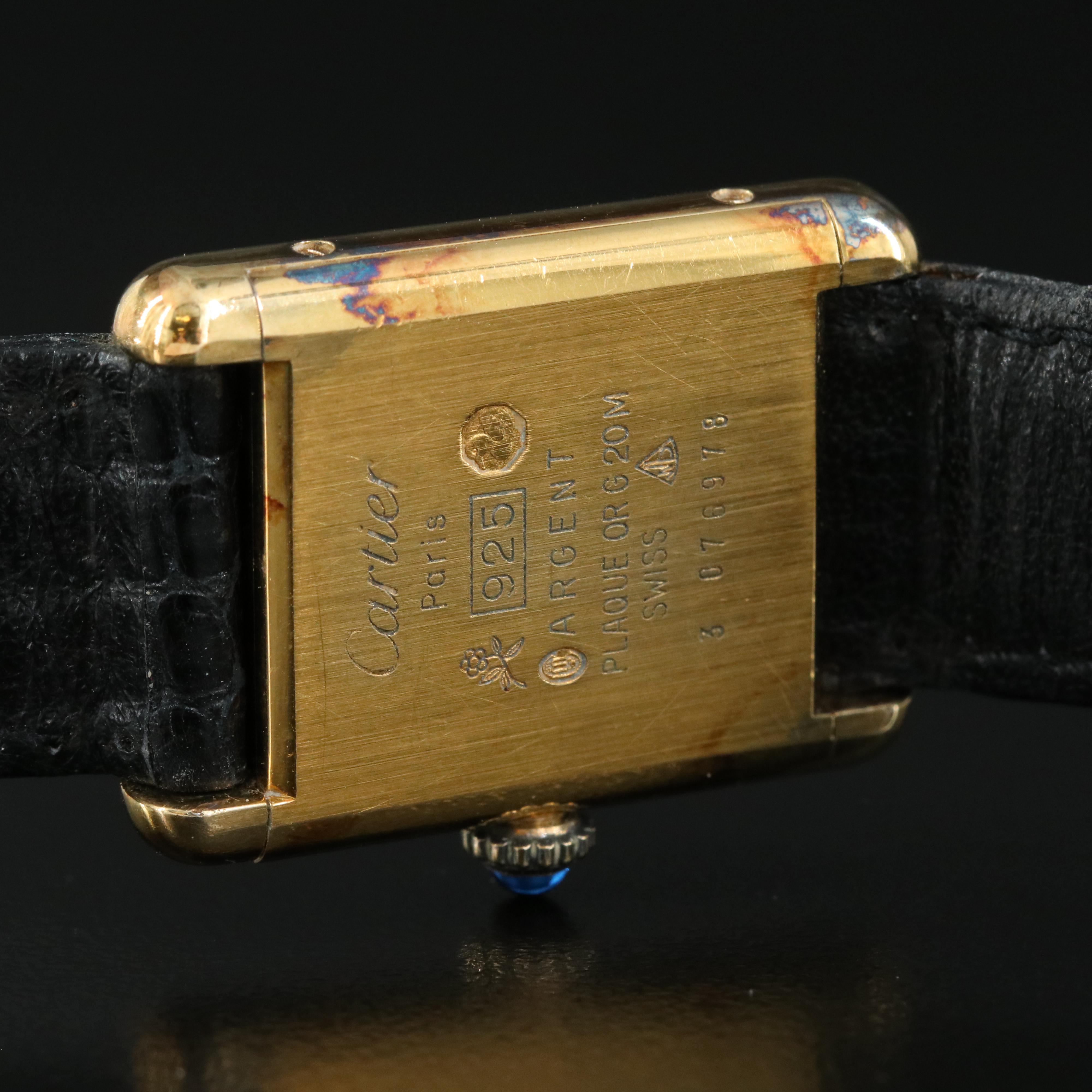 Cartier Must de Cartier Gold-Plated Mechanical Watch