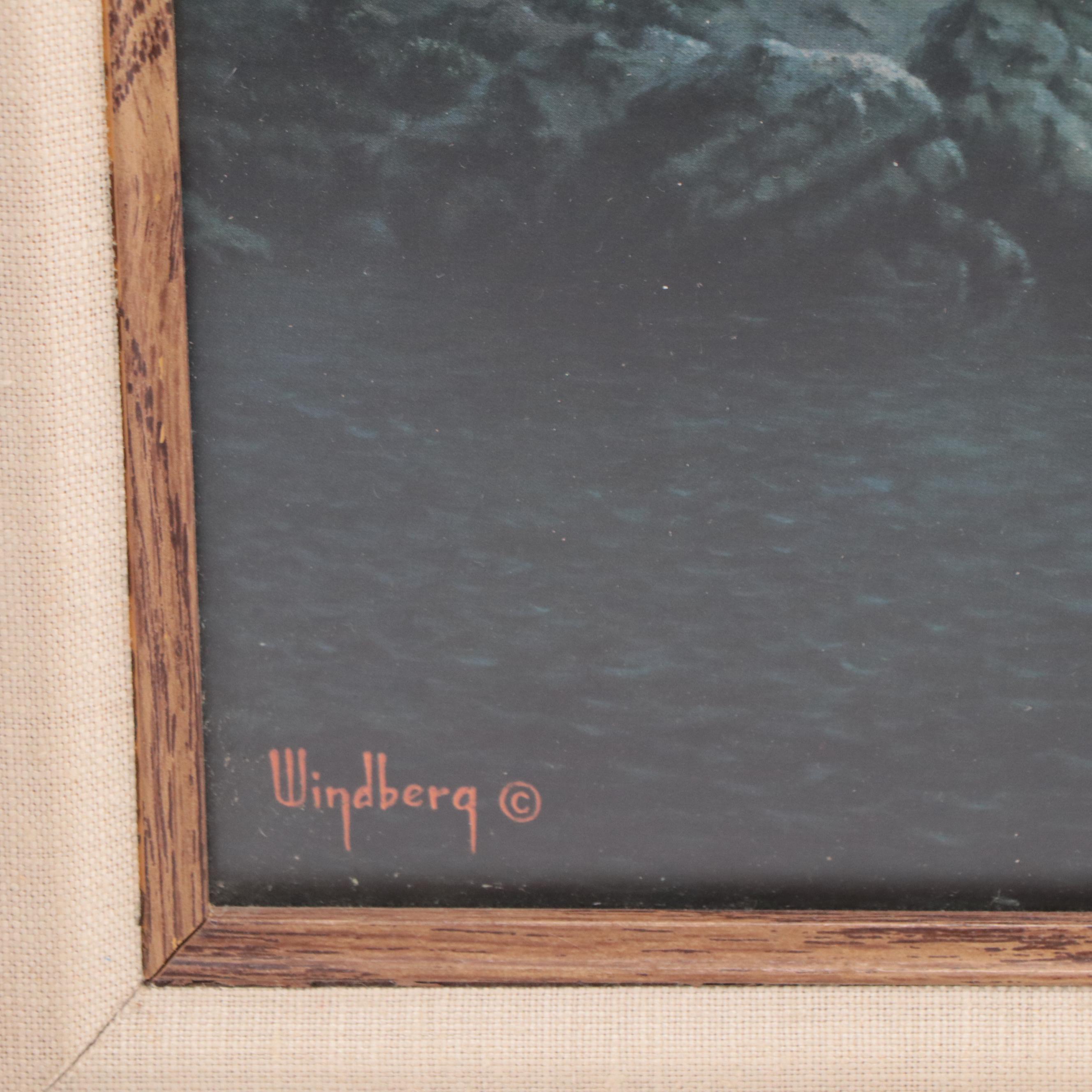 Dalhart Windberg Offset Lithographs and Signed Book, Late 20th Century