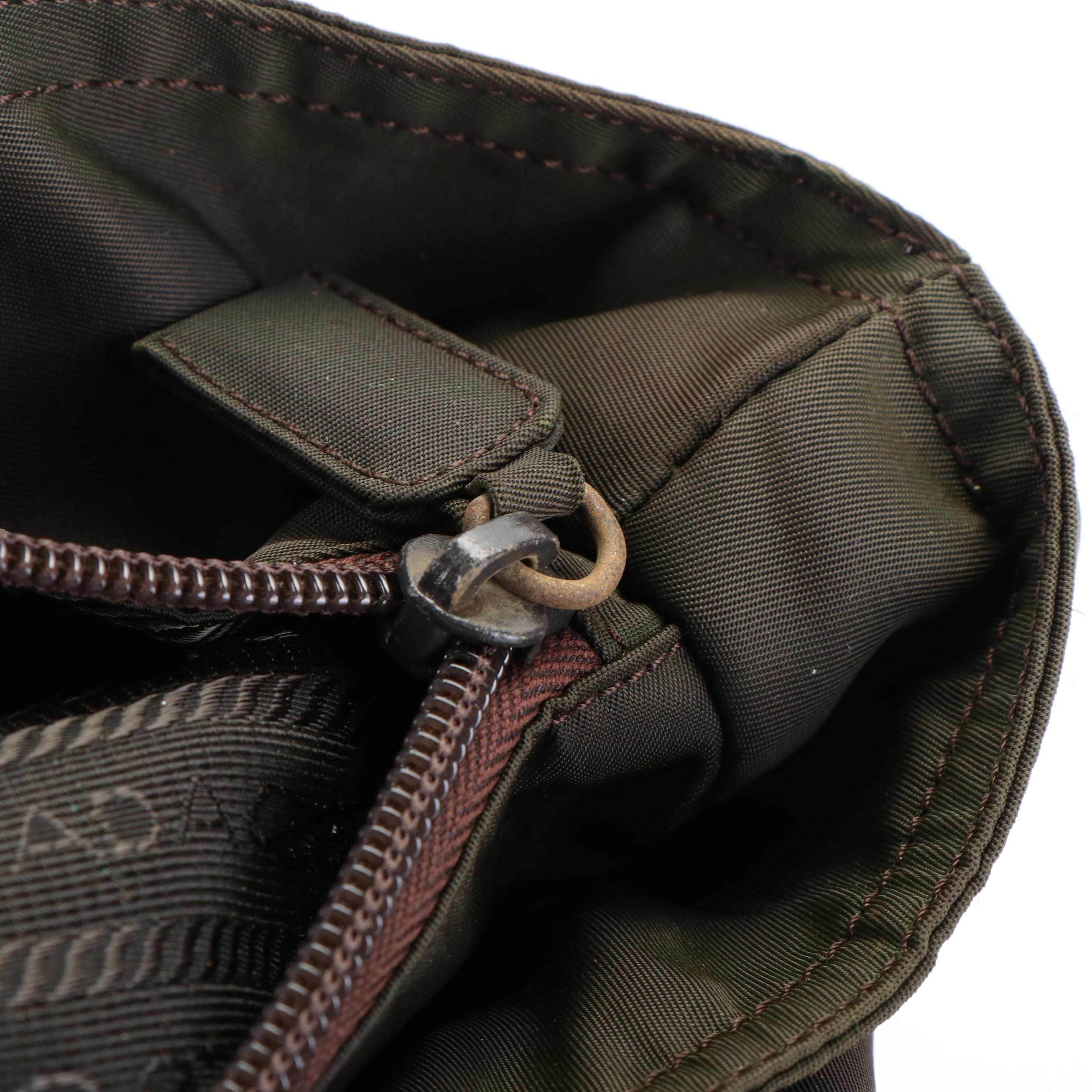 Prada Tessuto Brown Nylon Tote bag