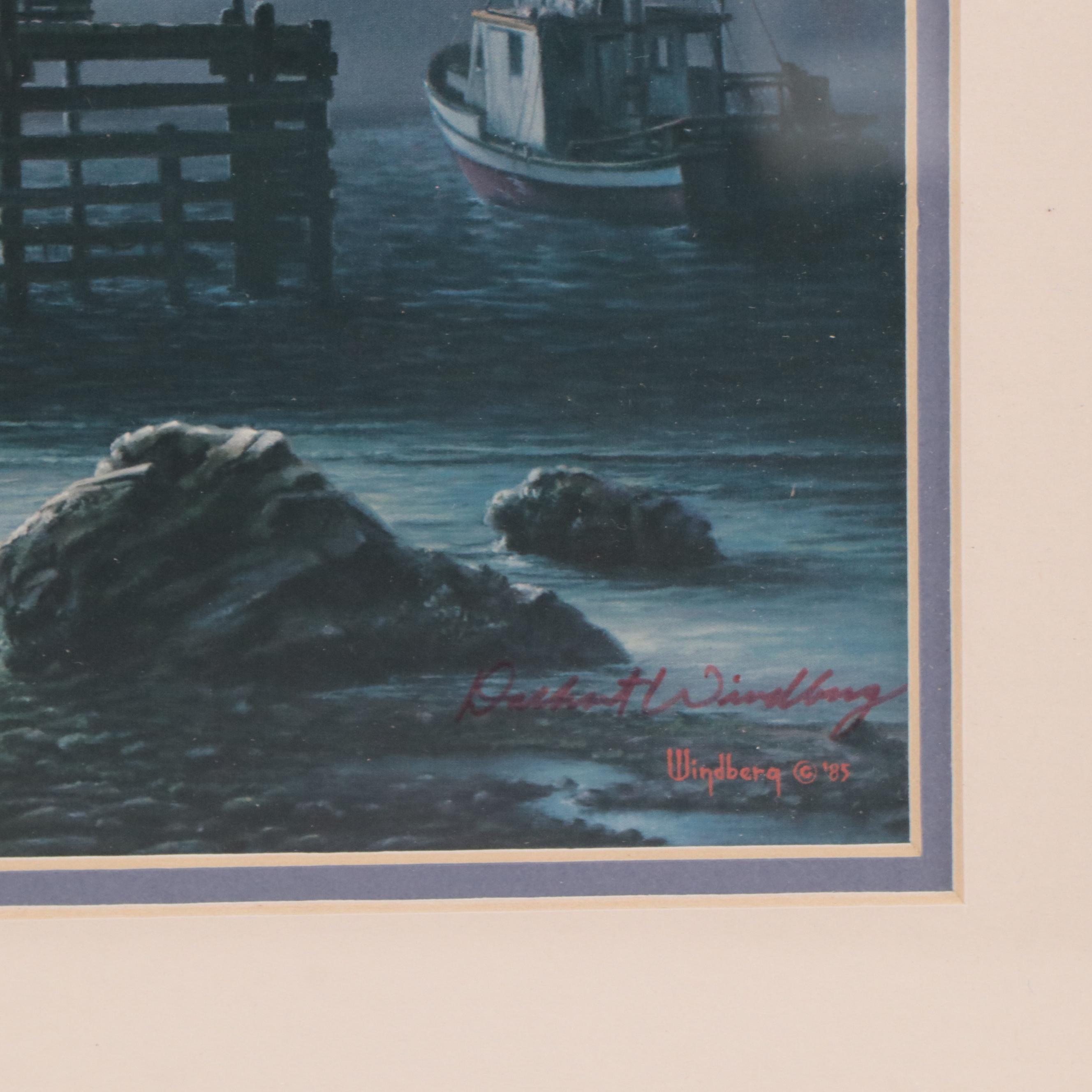 Dalhart Windberg Offset Lithographs and Signed Book, Late 20th Century
