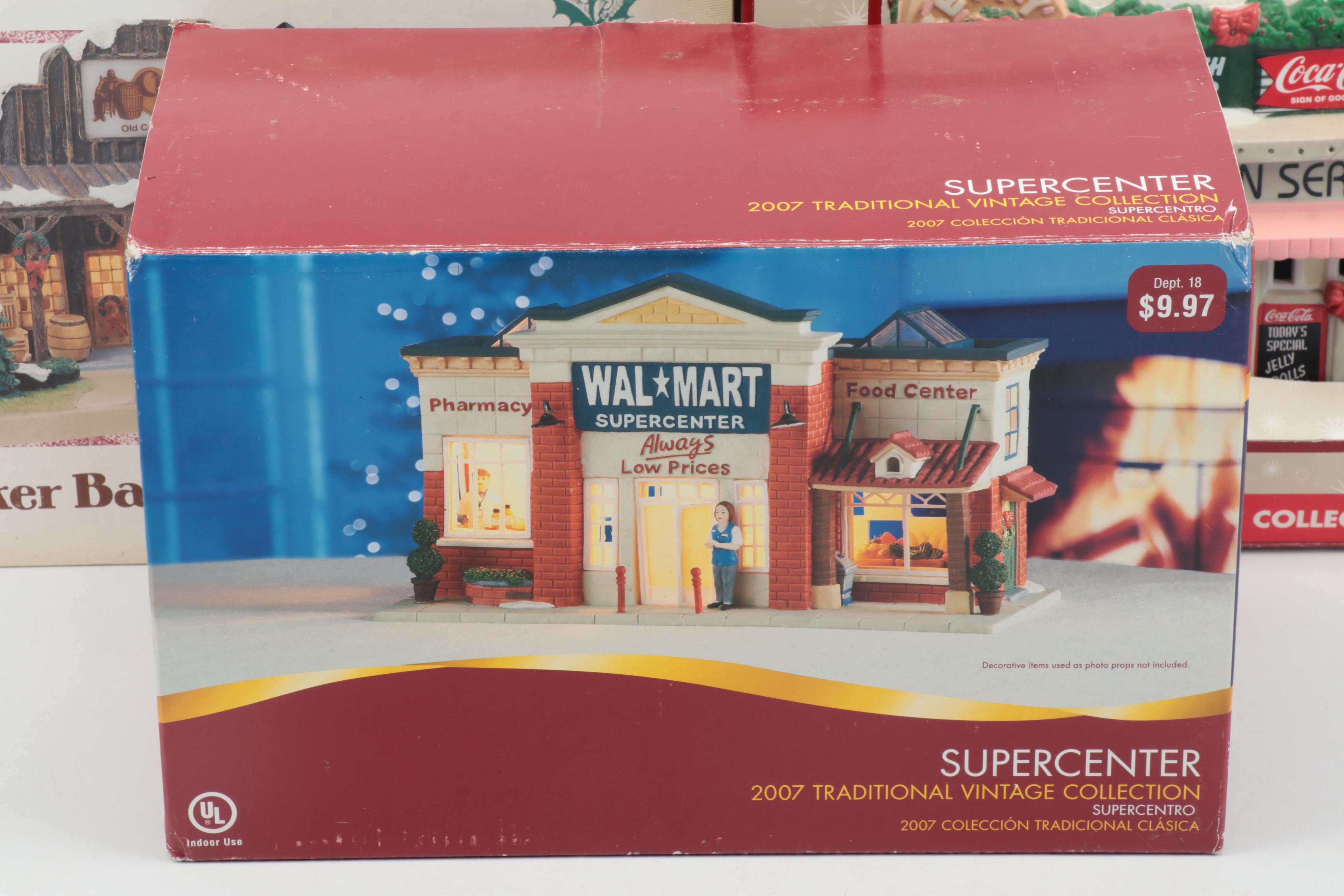 Cracker Barrel Collectible and Other Ceramic Houses