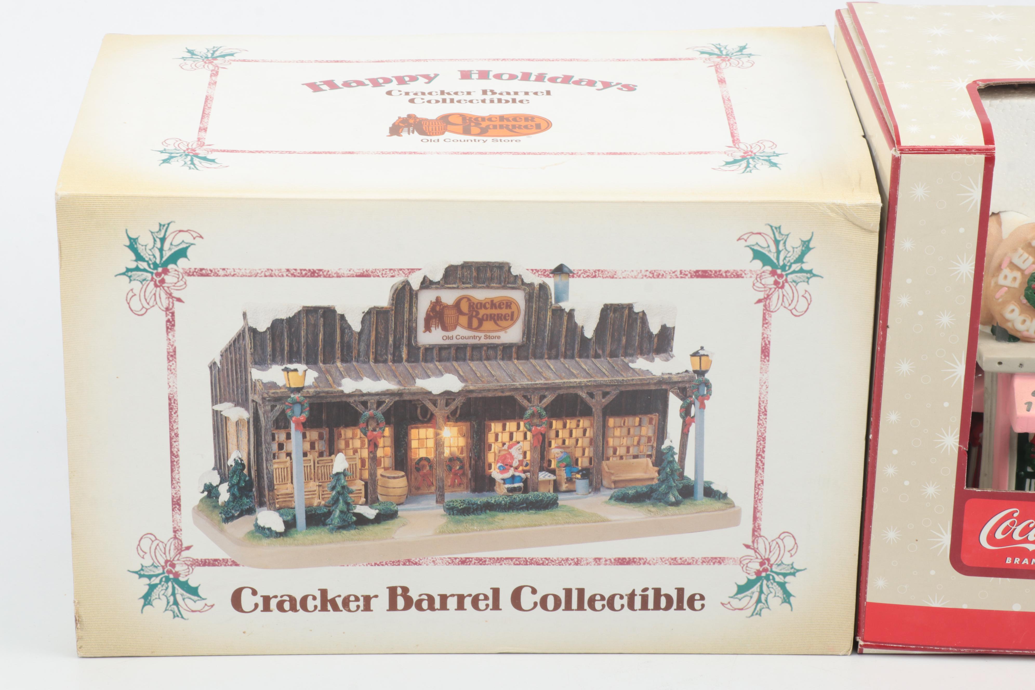 Cracker Barrel Collectible and Other Ceramic Houses