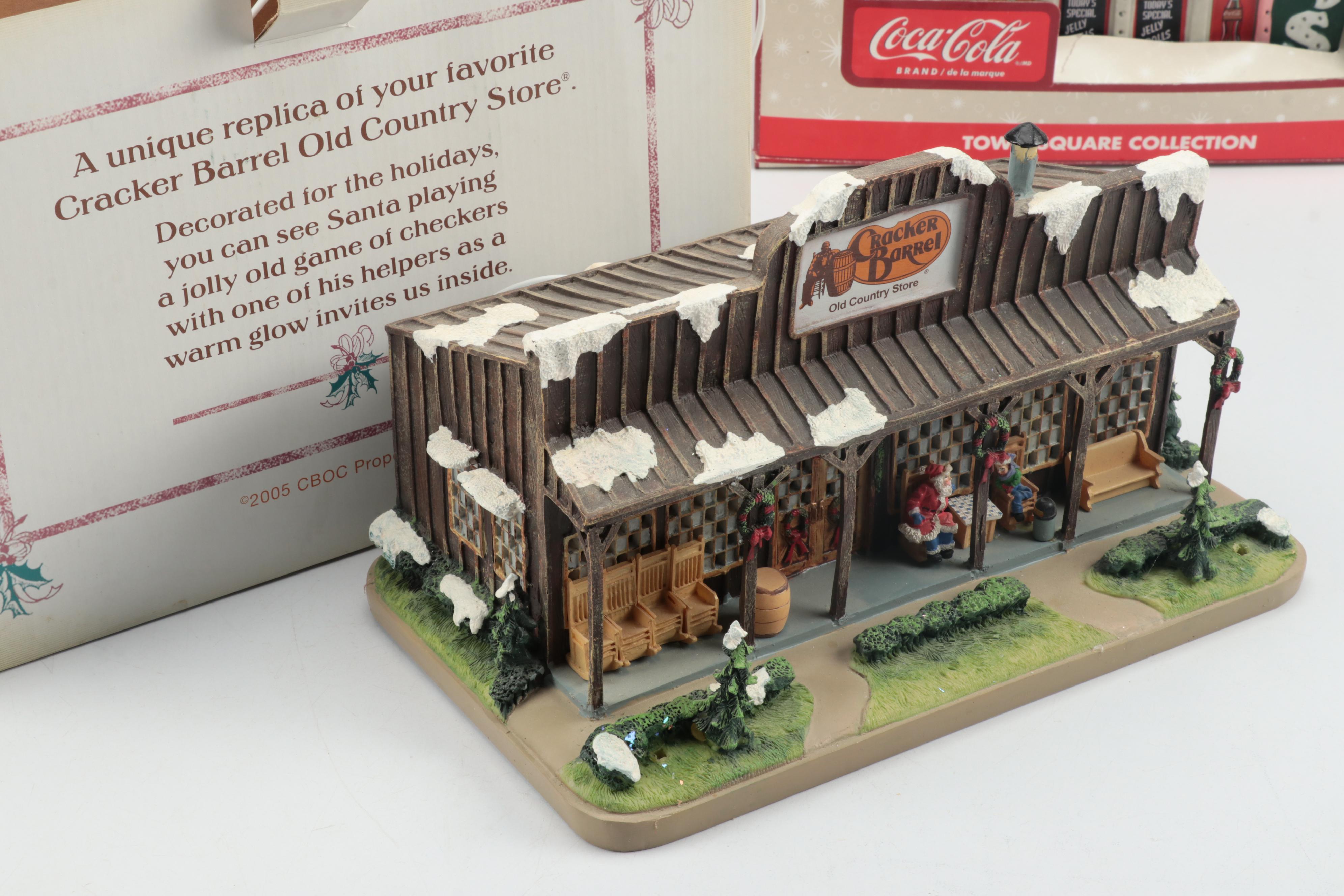Cracker Barrel Collectible and Other Ceramic Houses