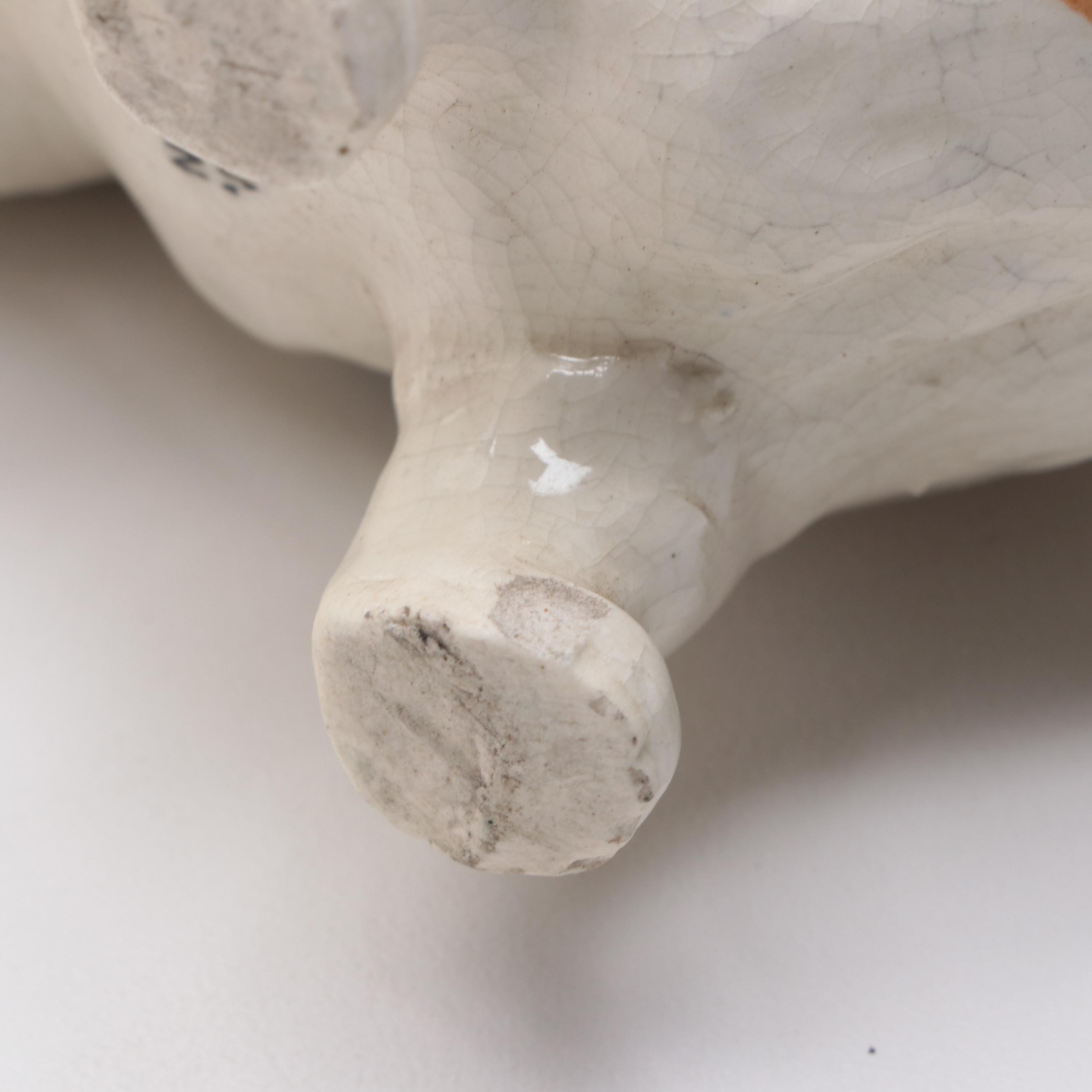 Hokutosha with Other Porcelain and Bone China Dog Figurines, Mid to Late 20th C.