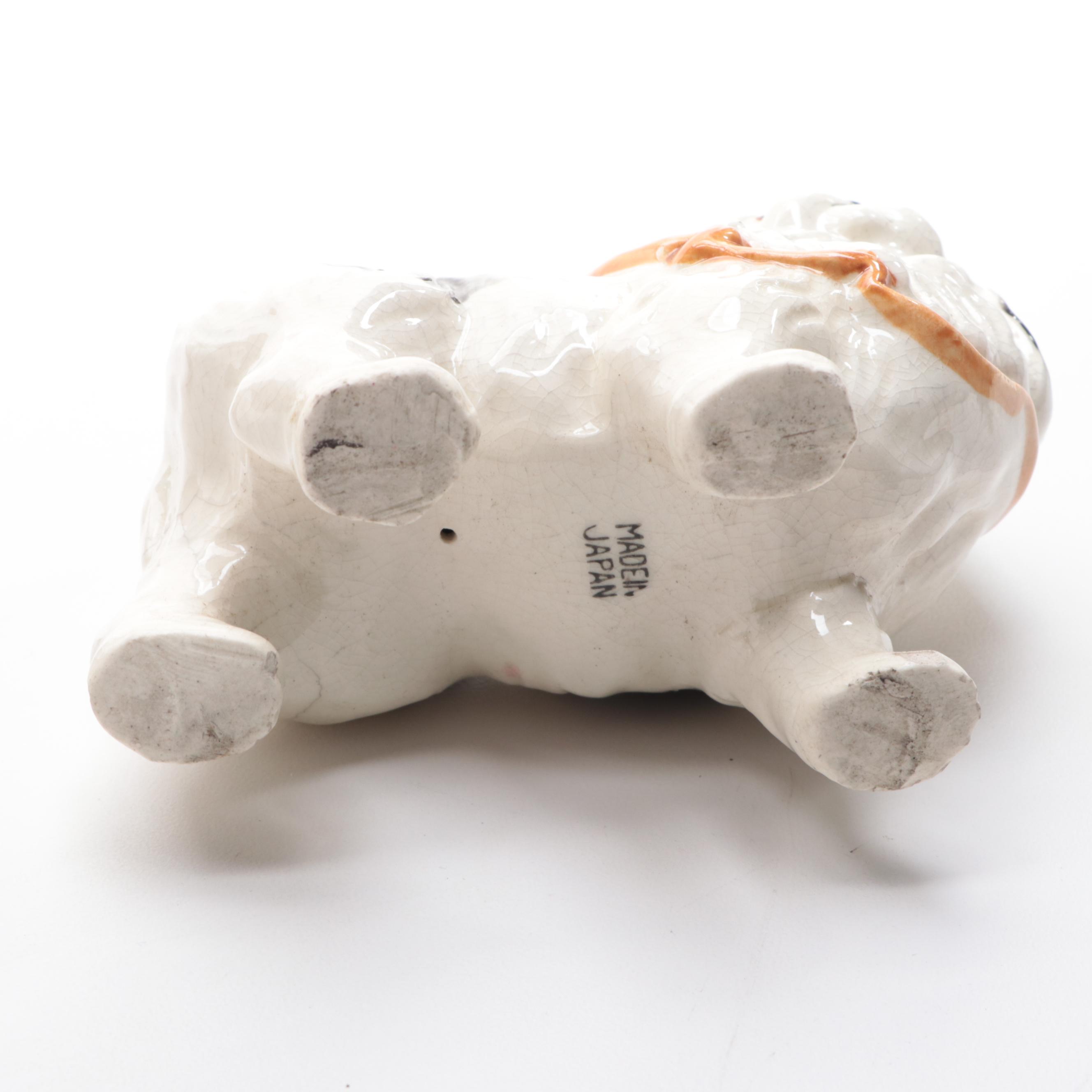 Hokutosha with Other Porcelain and Bone China Dog Figurines, Mid to Late 20th C.