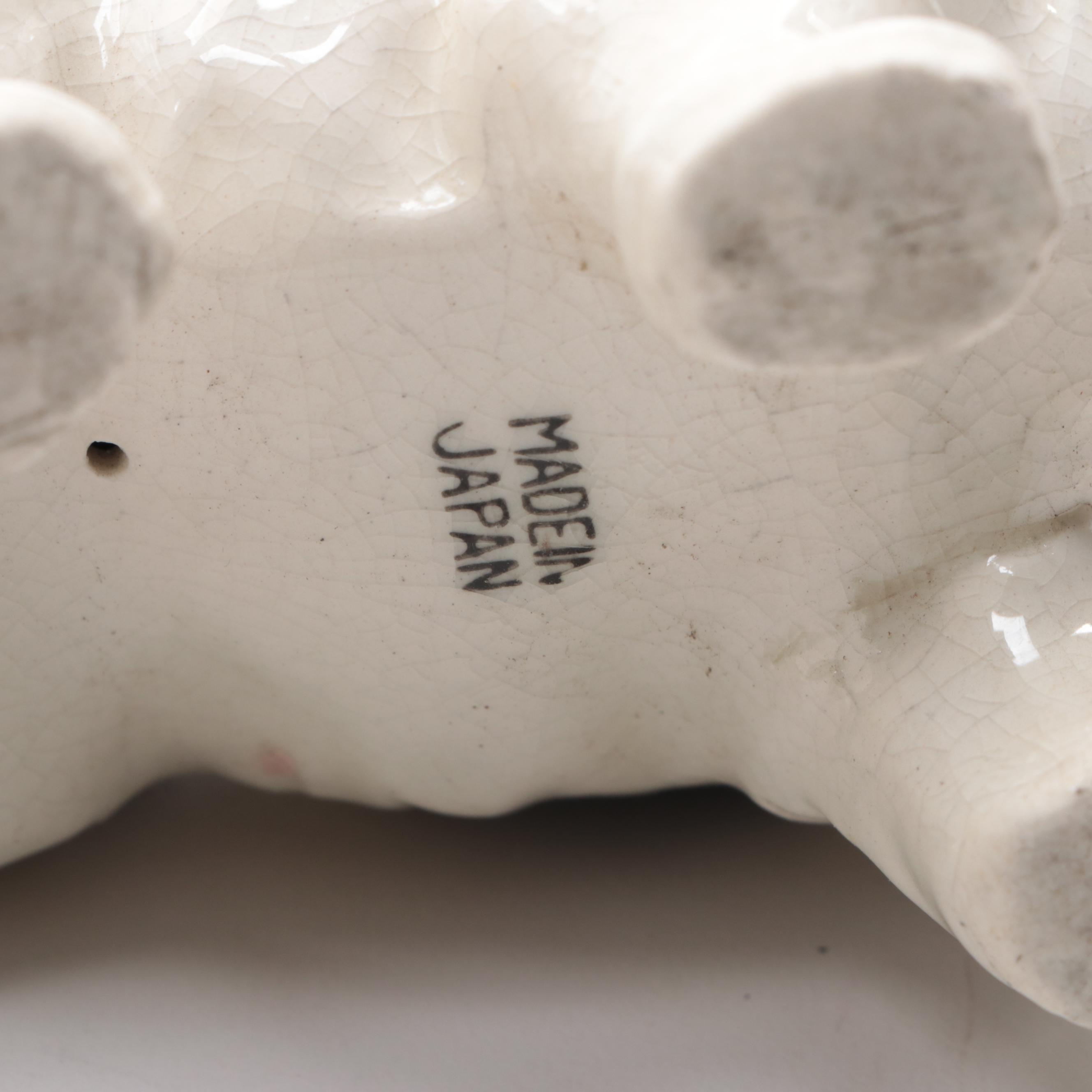 Hokutosha with Other Porcelain and Bone China Dog Figurines, Mid to Late 20th C.