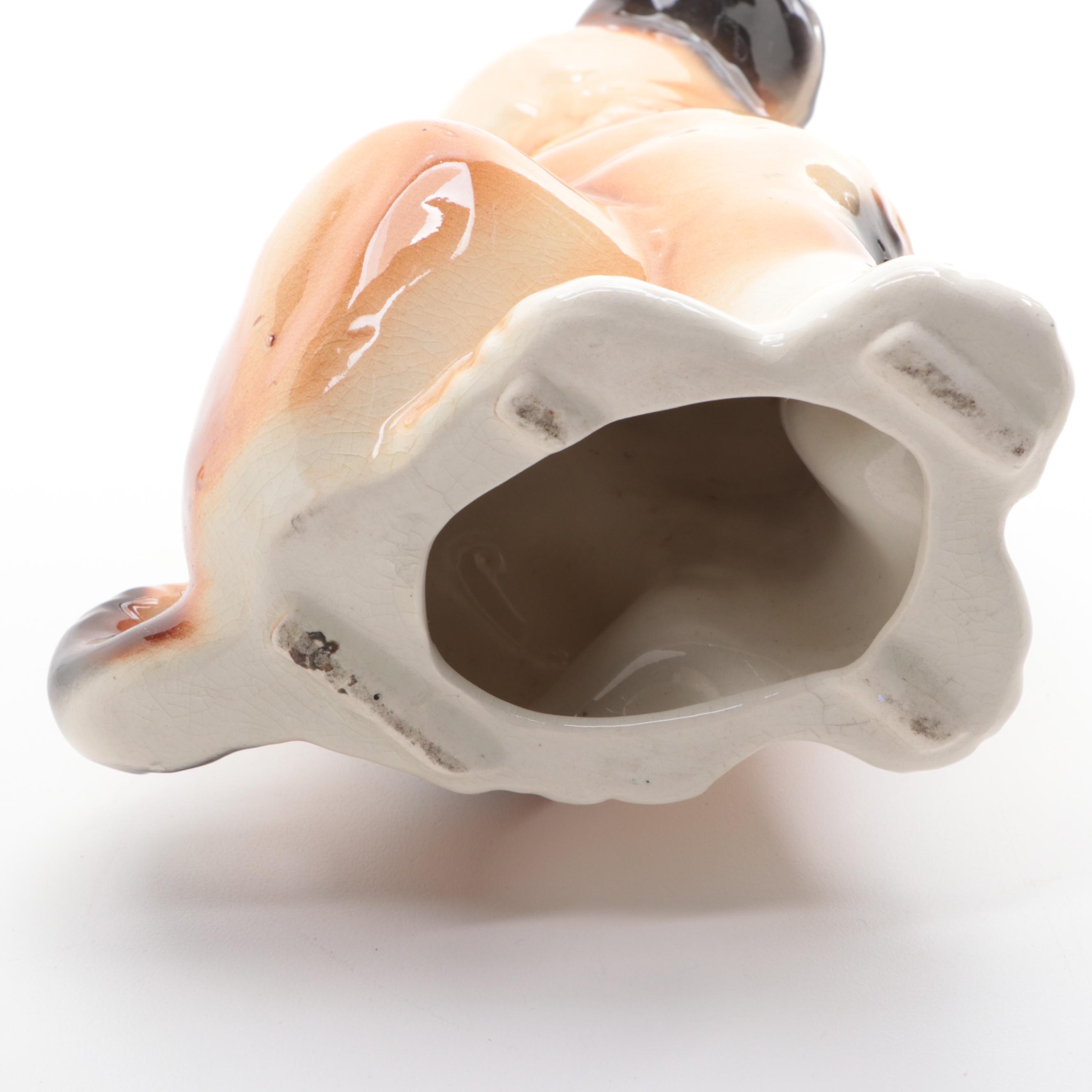 Hokutosha with Other Porcelain and Bone China Dog Figurines, Mid to Late 20th C.