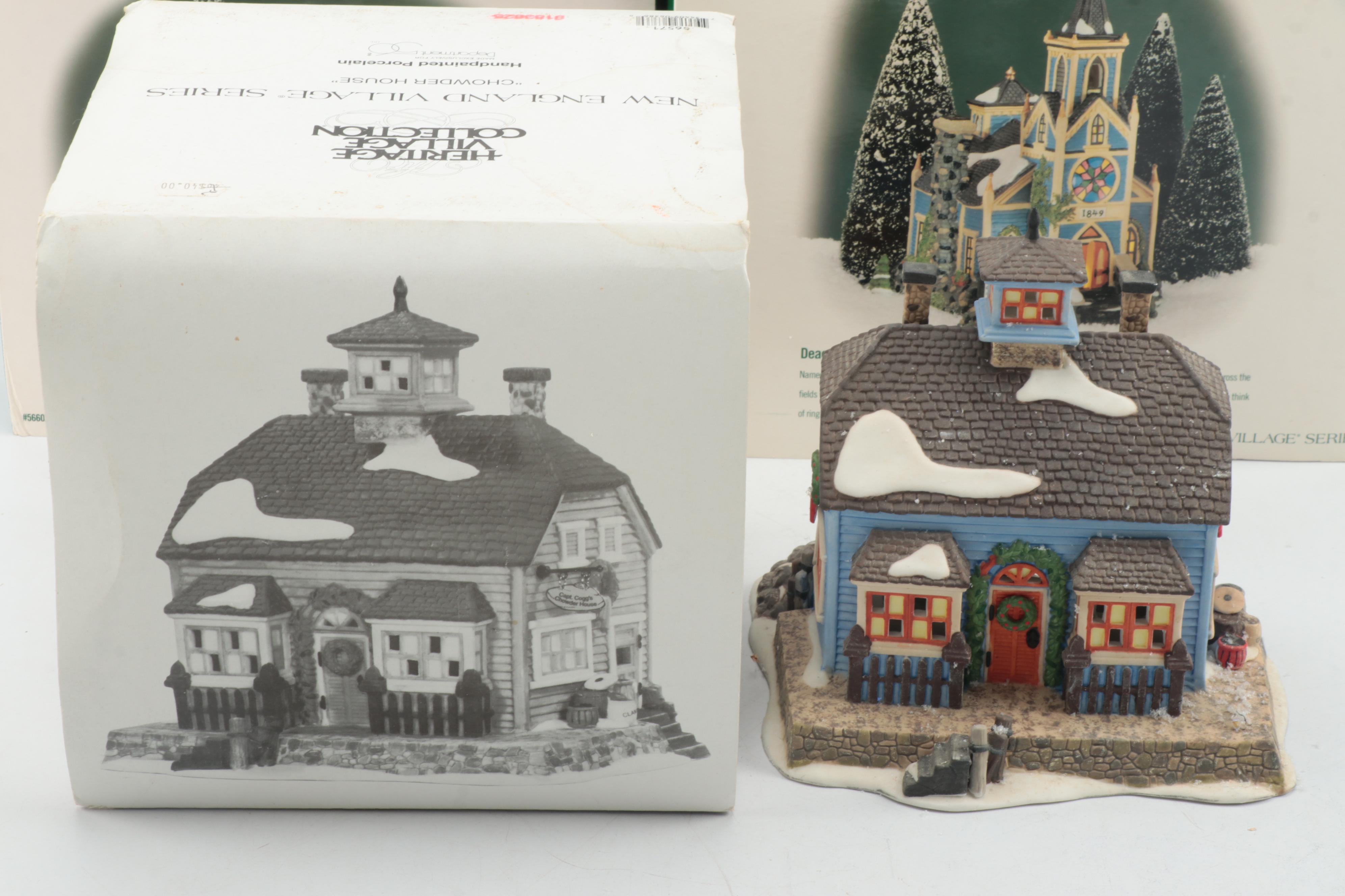 Department 56 New England Village Series with Other Houses and Accessories