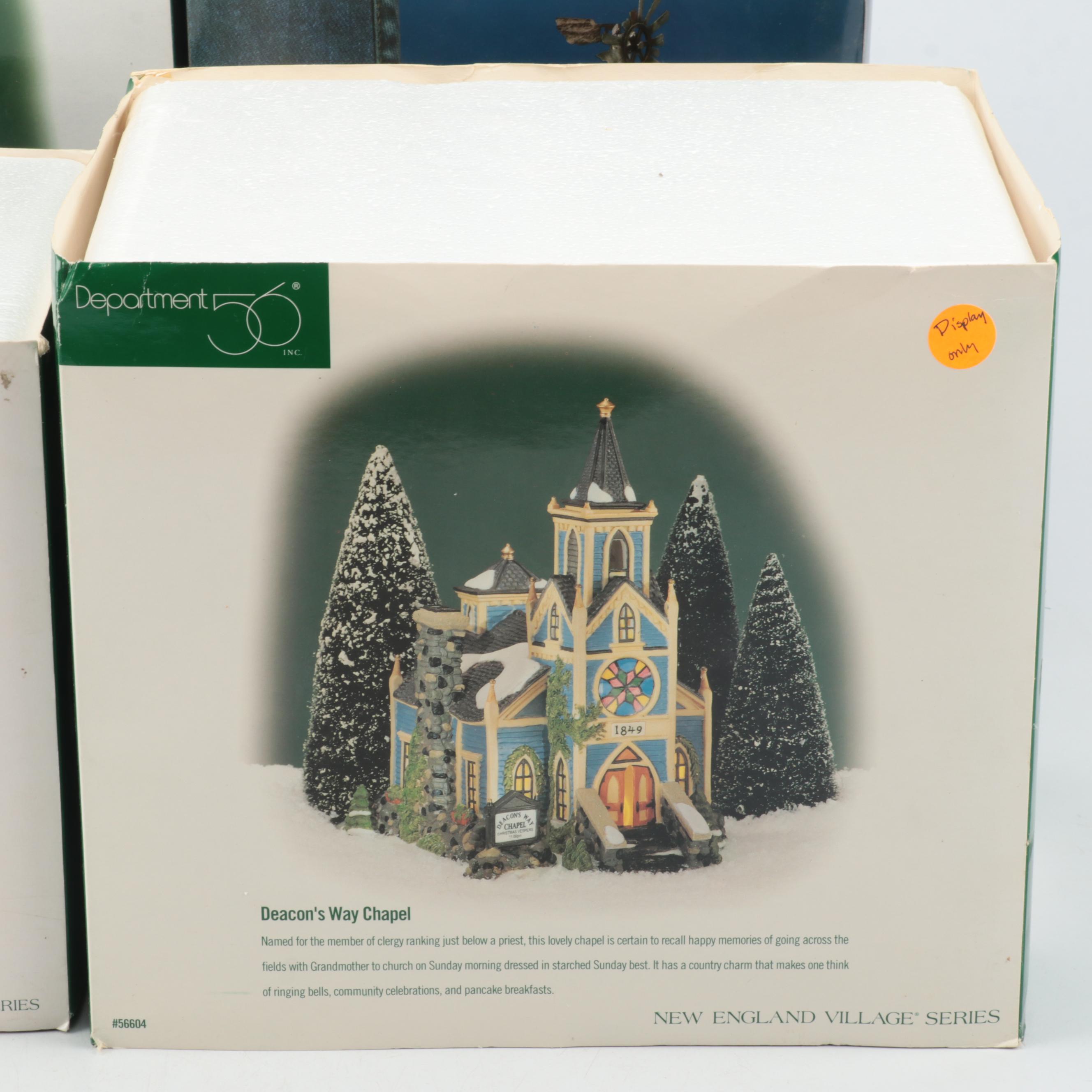 Department 56 New England Village Series with Other Houses and Accessories