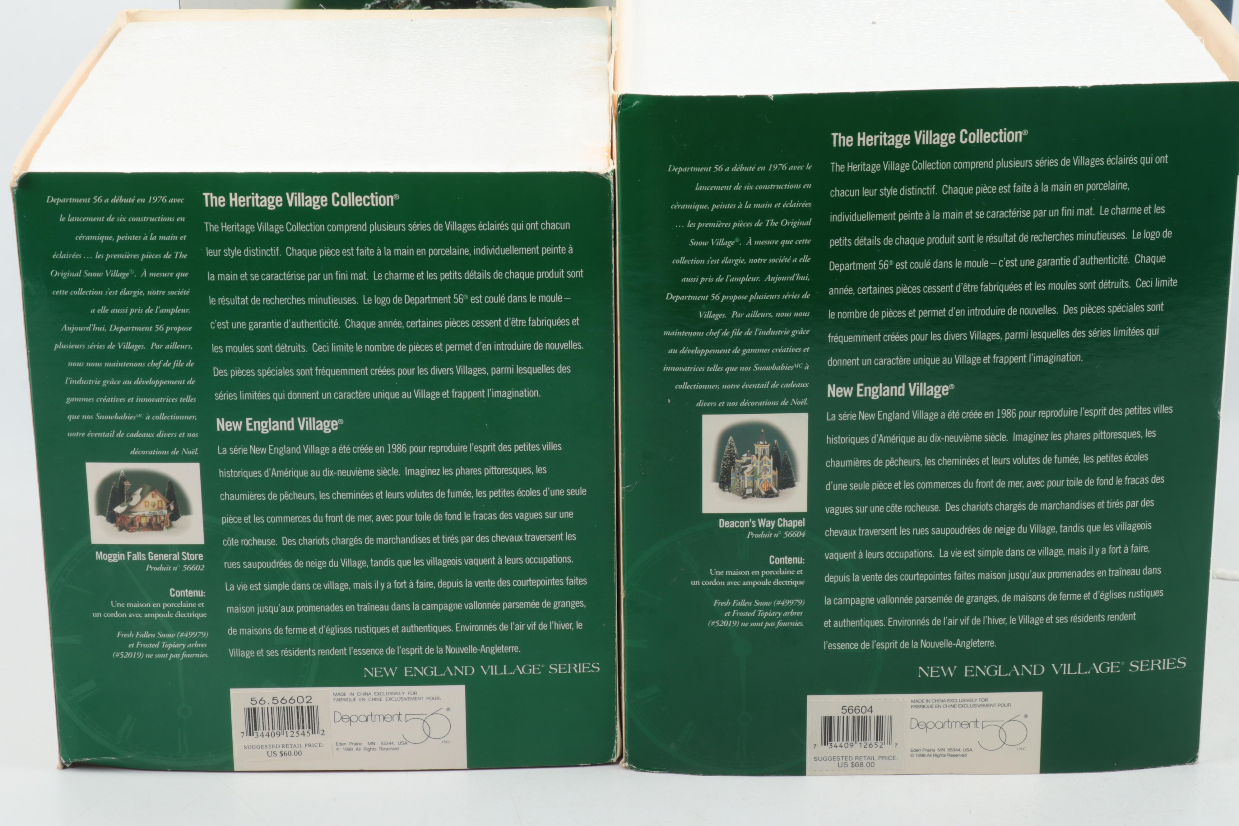 Department 56 New England Village Series with Other Houses and Accessories