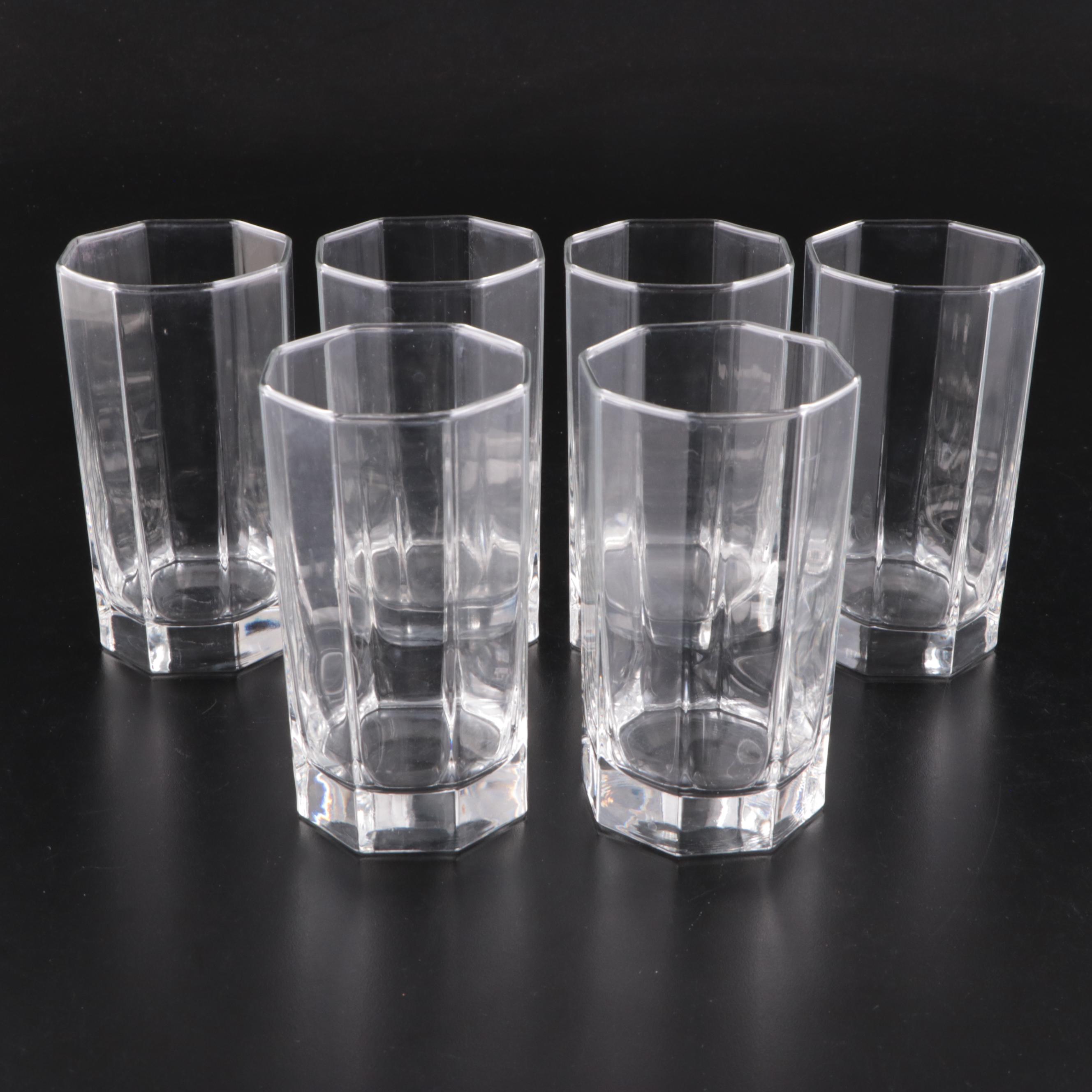 Glass Geometrical Shaped Highballs and Old Fashioned Glasses EBTH