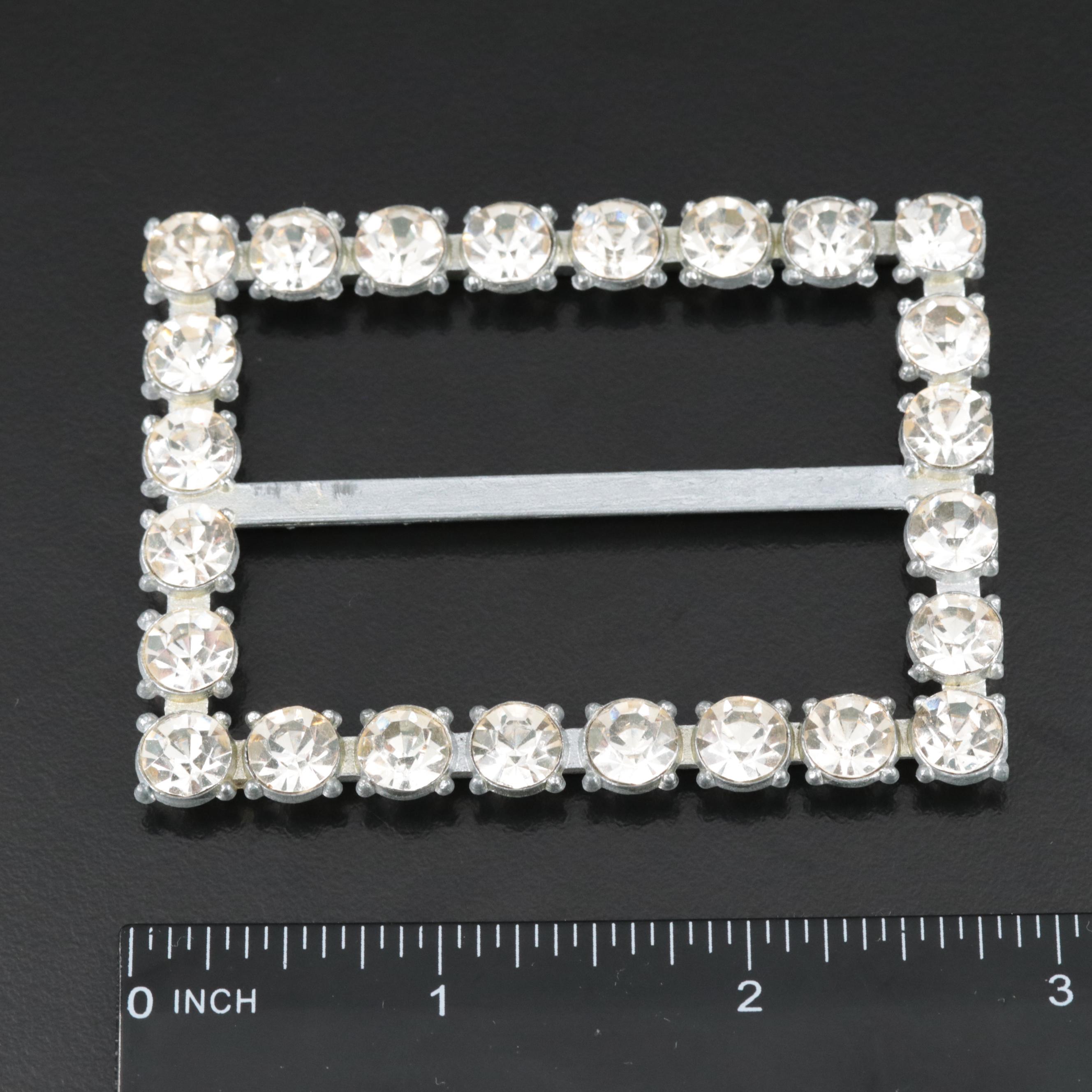 Vintage Collection of Rhinestone Jewelry and Buckle