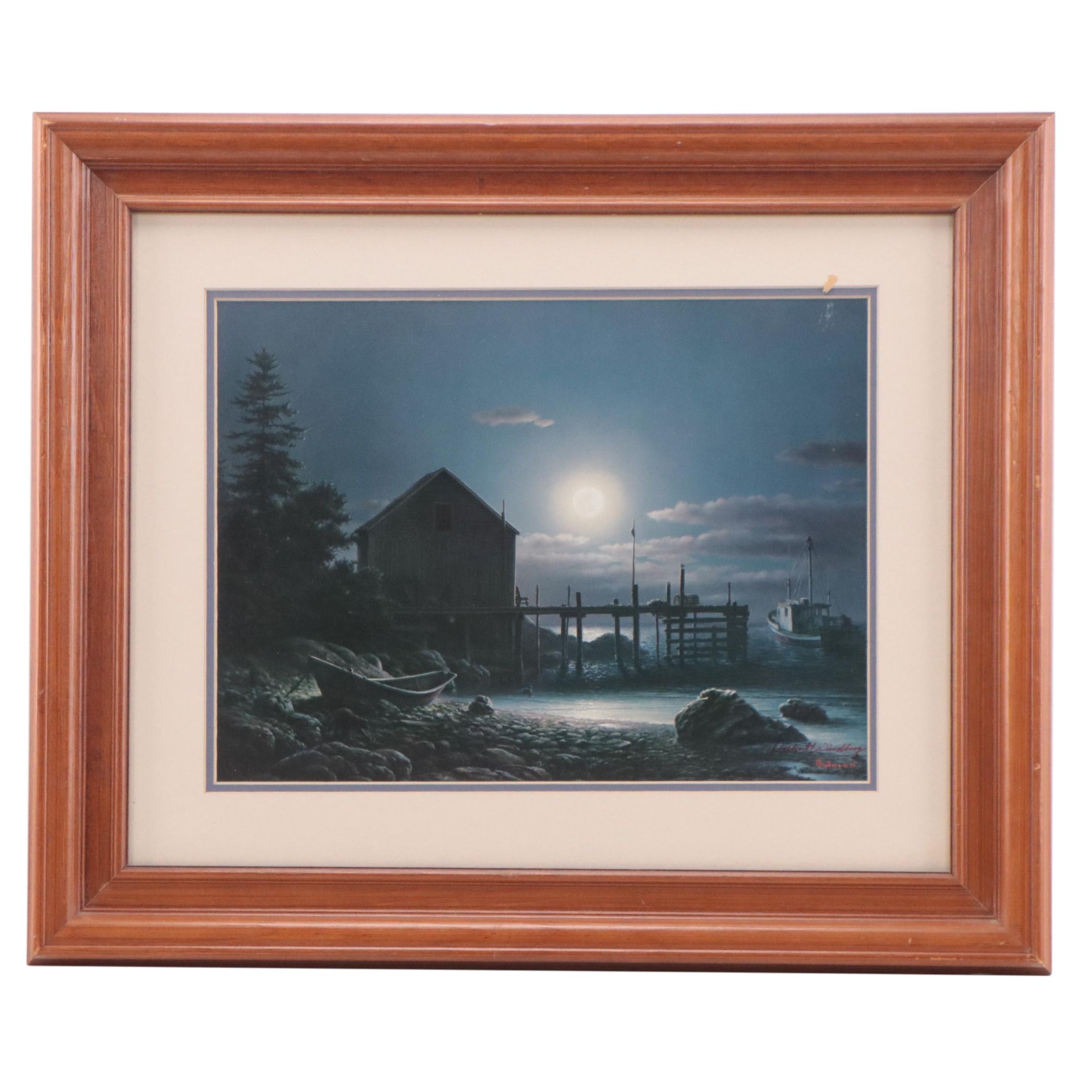 Dalhart Windberg Offset Lithographs and Signed Book, Late 20th Century