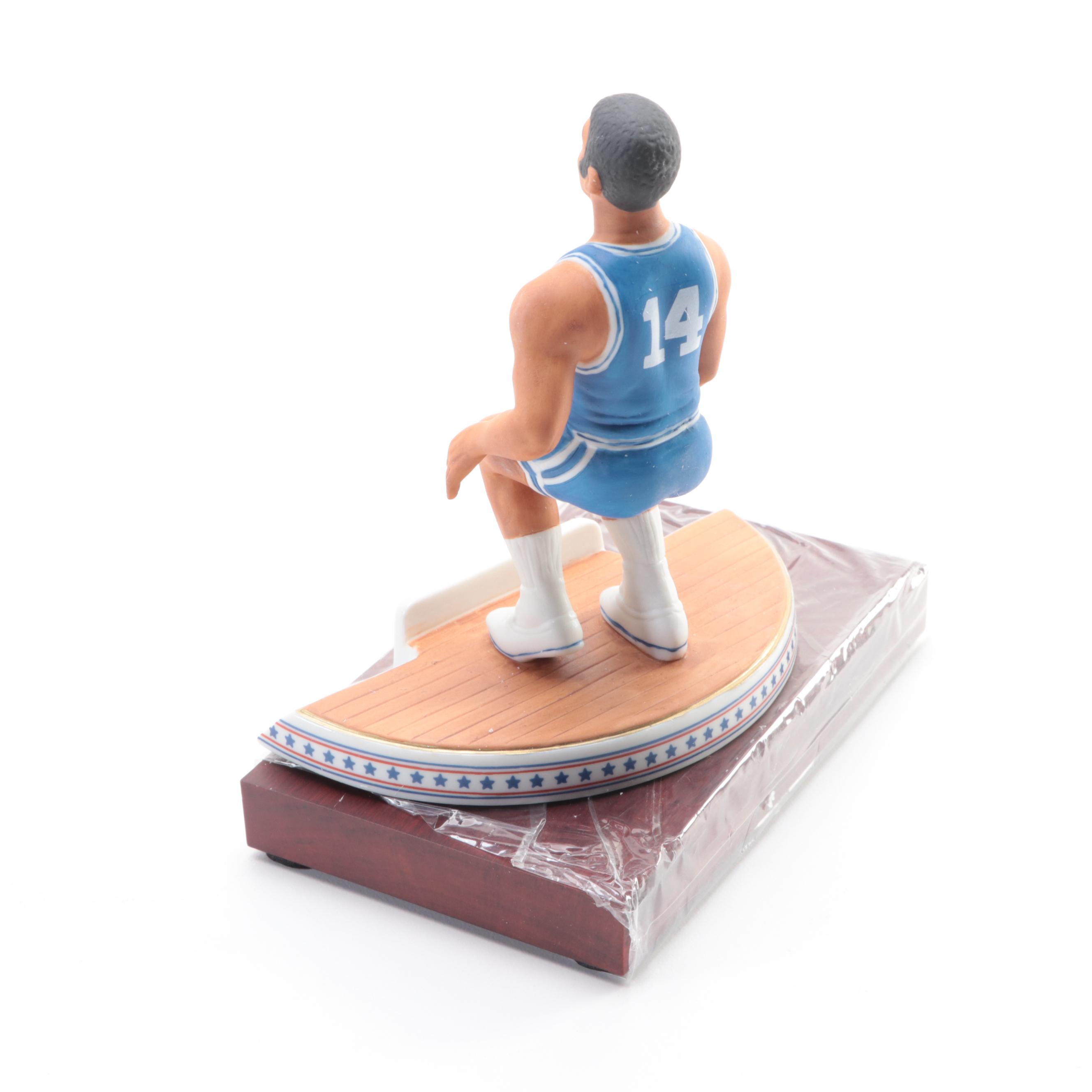 Oscar Robertson Signed Cincinnati Royals Jersey with Sports Impressions Figurine