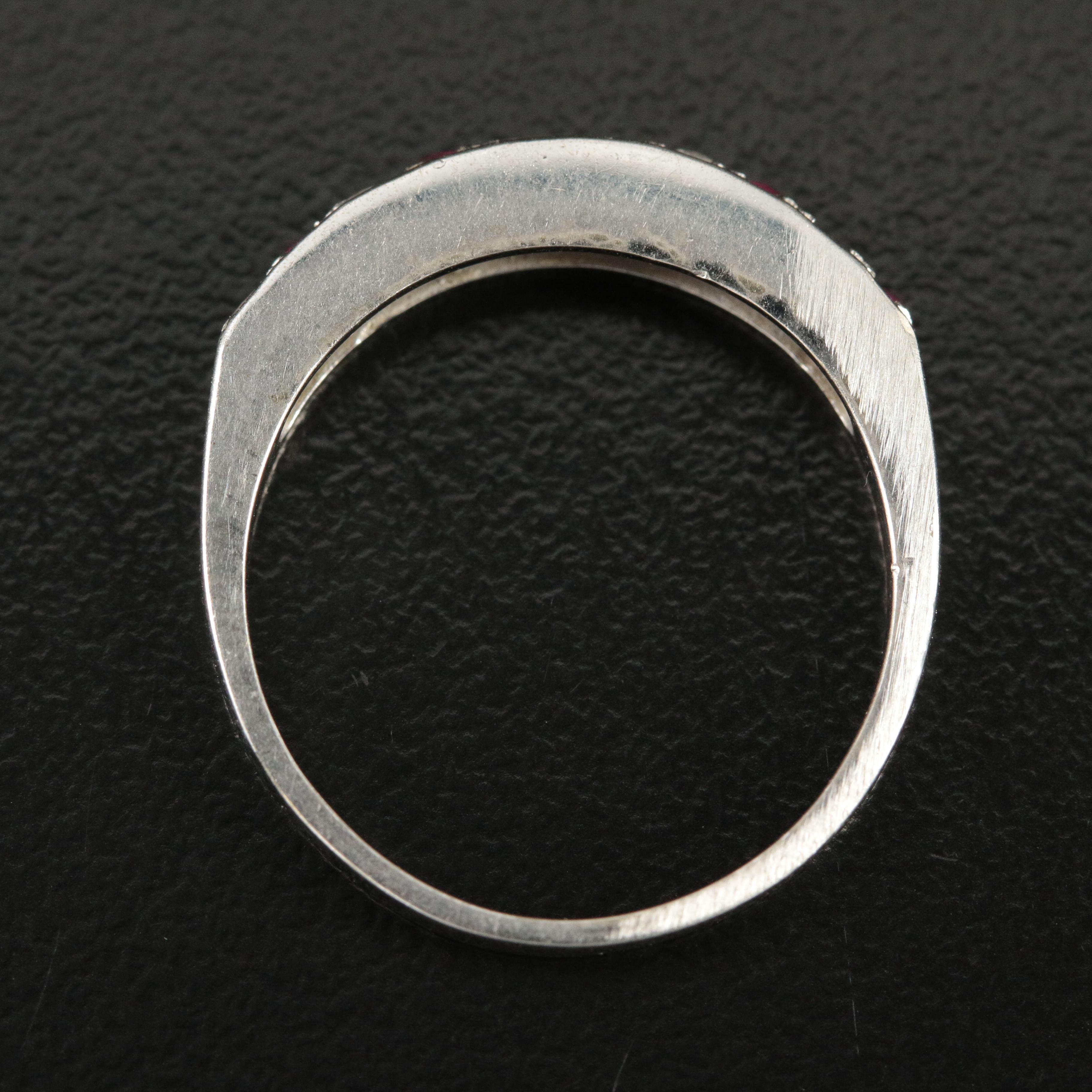 14K Ruby and Diamond Ring