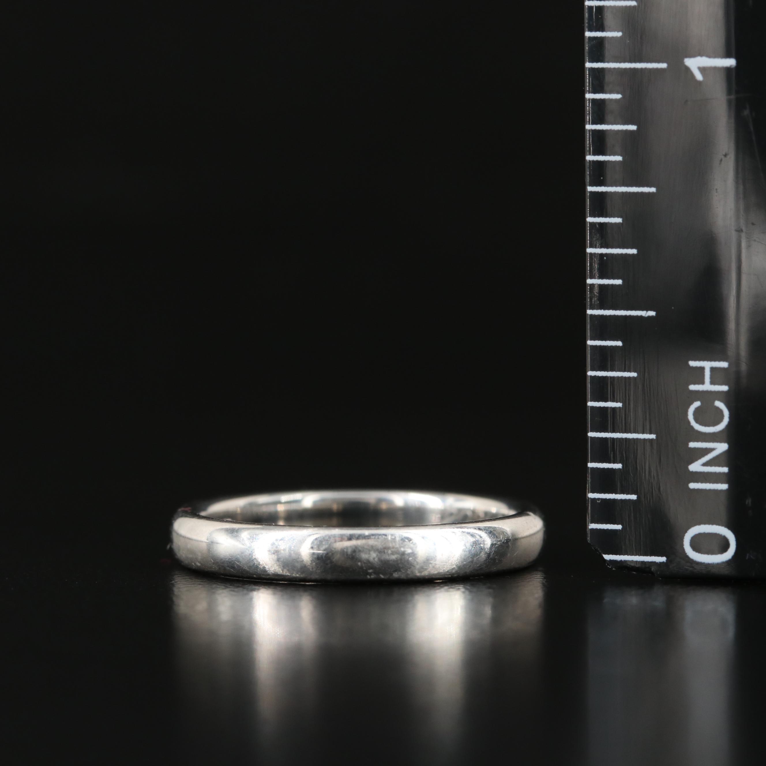 Tiffany & Co. Platinum Band