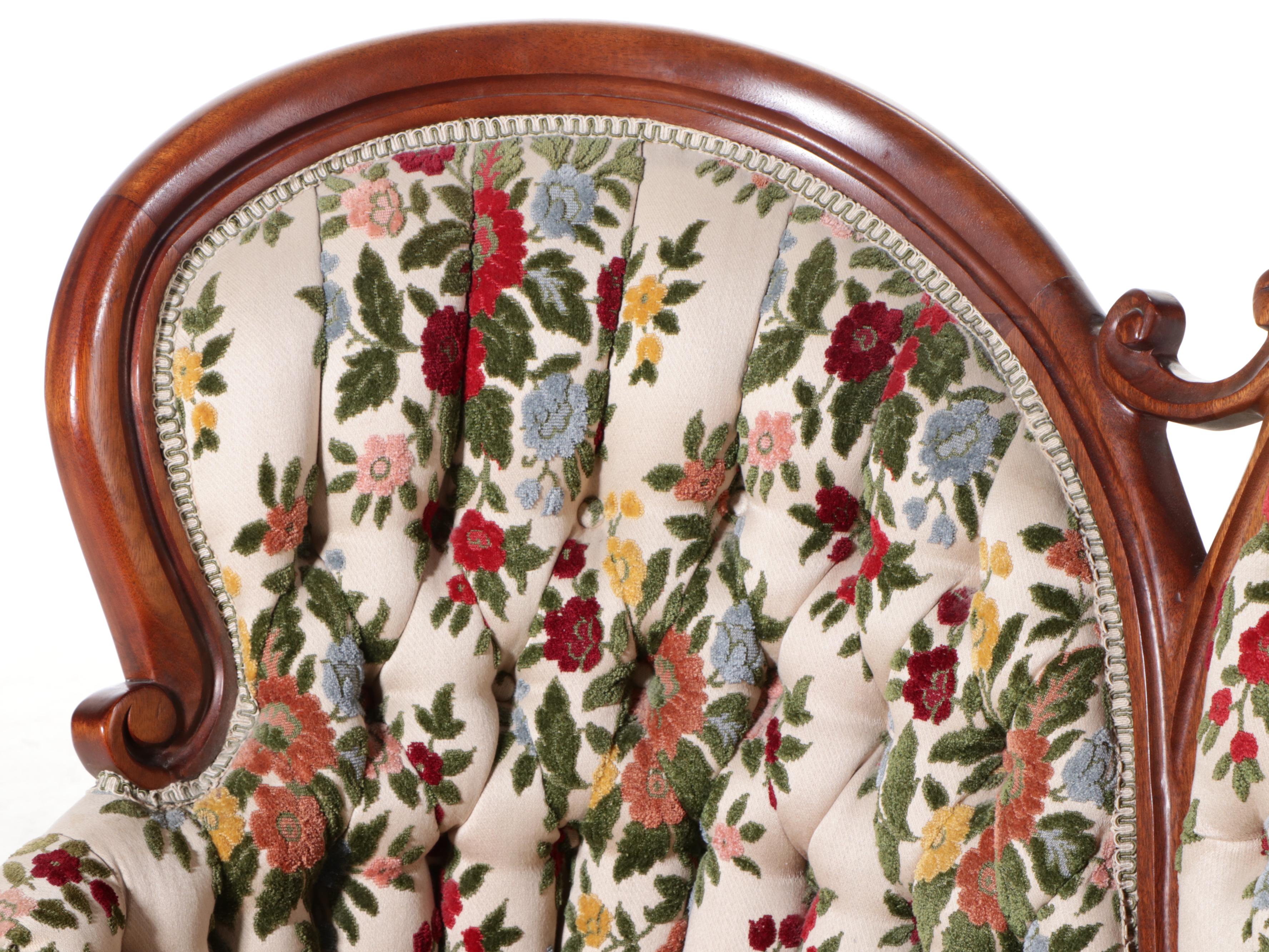 American Furniture Galleries, Inc. Upholstered Rococo Revival Settee