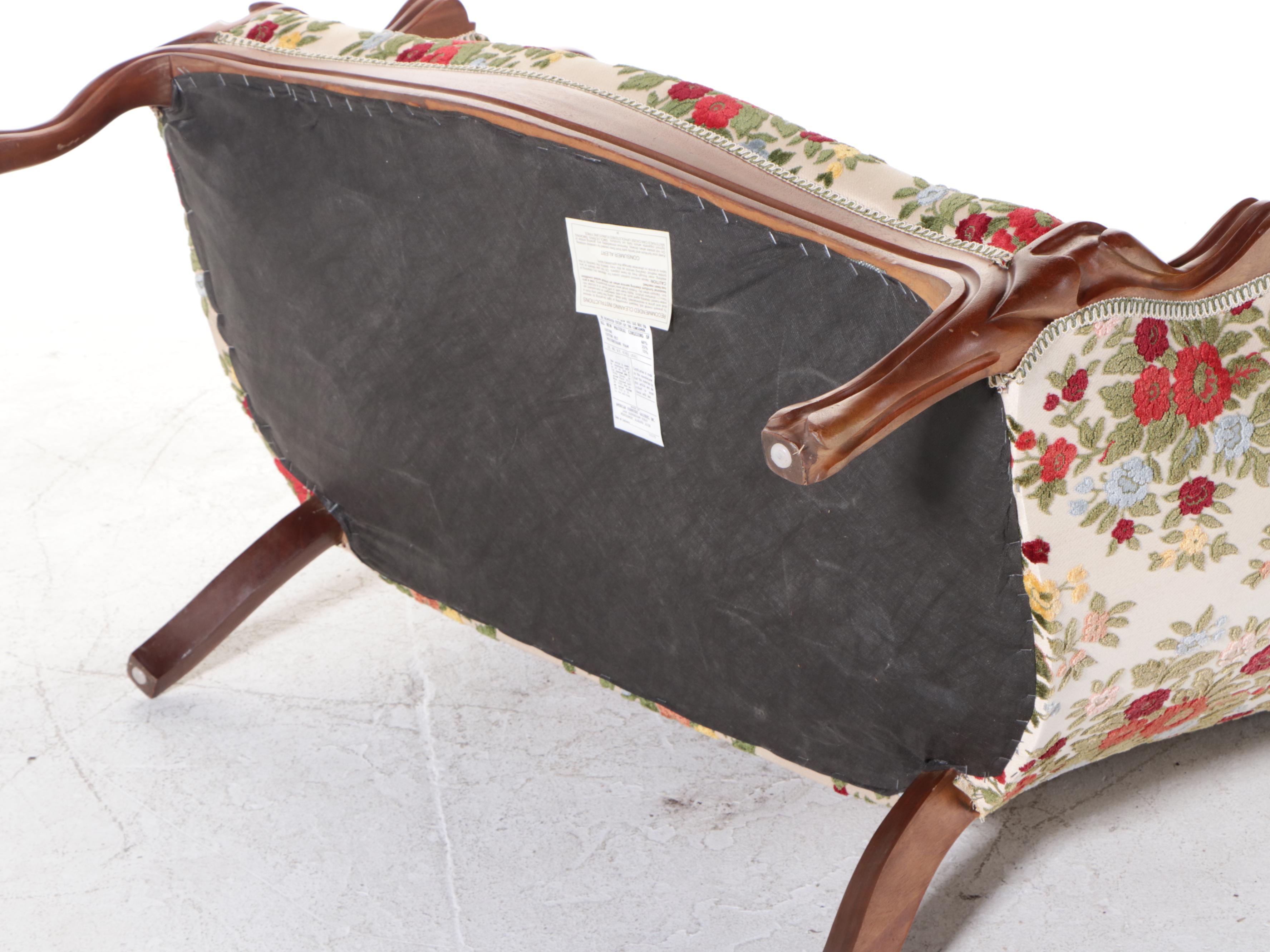 American Furniture Galleries, Inc. Upholstered Rococo Revival Settee