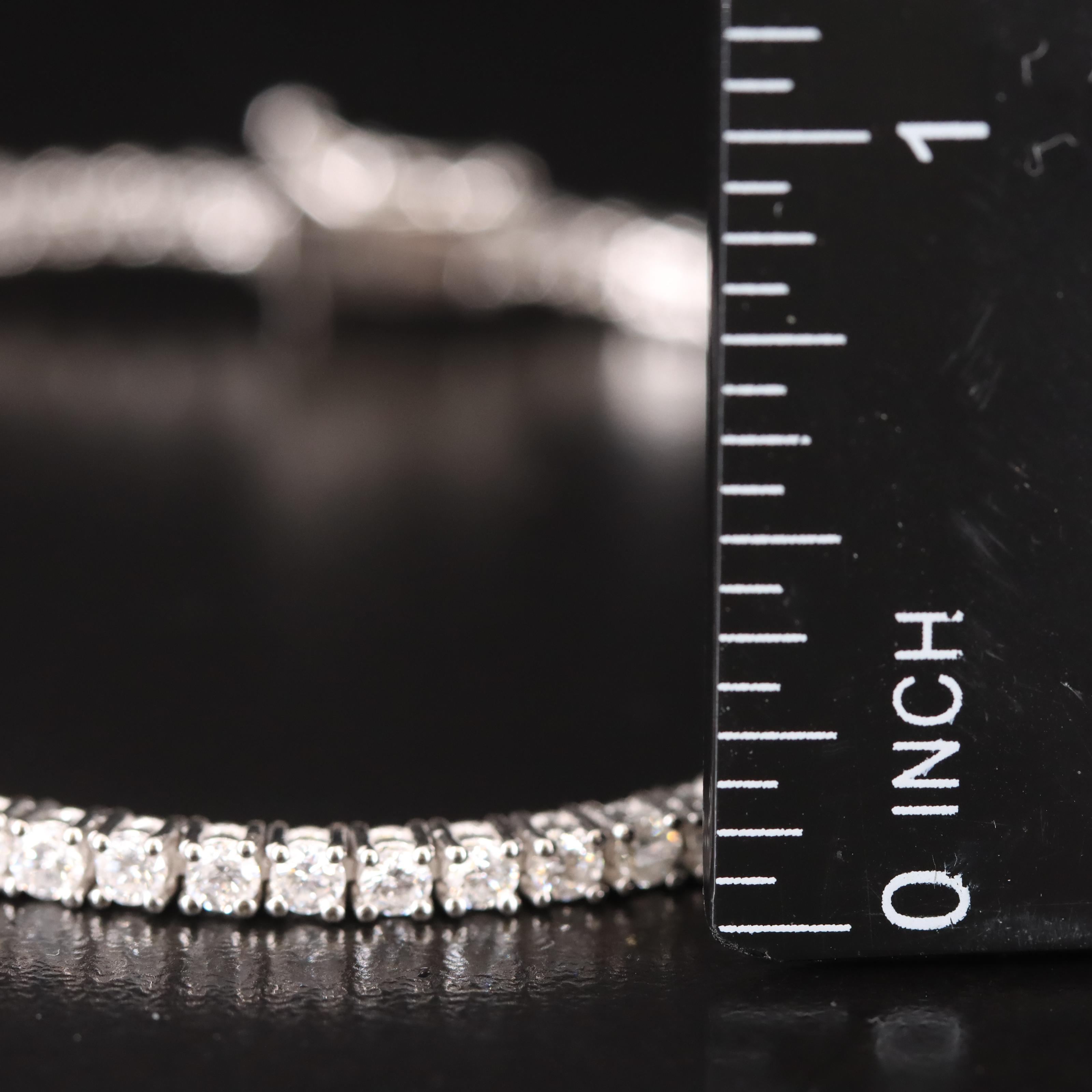 14K 3.45 CTW Diamond Tennis Bracelet