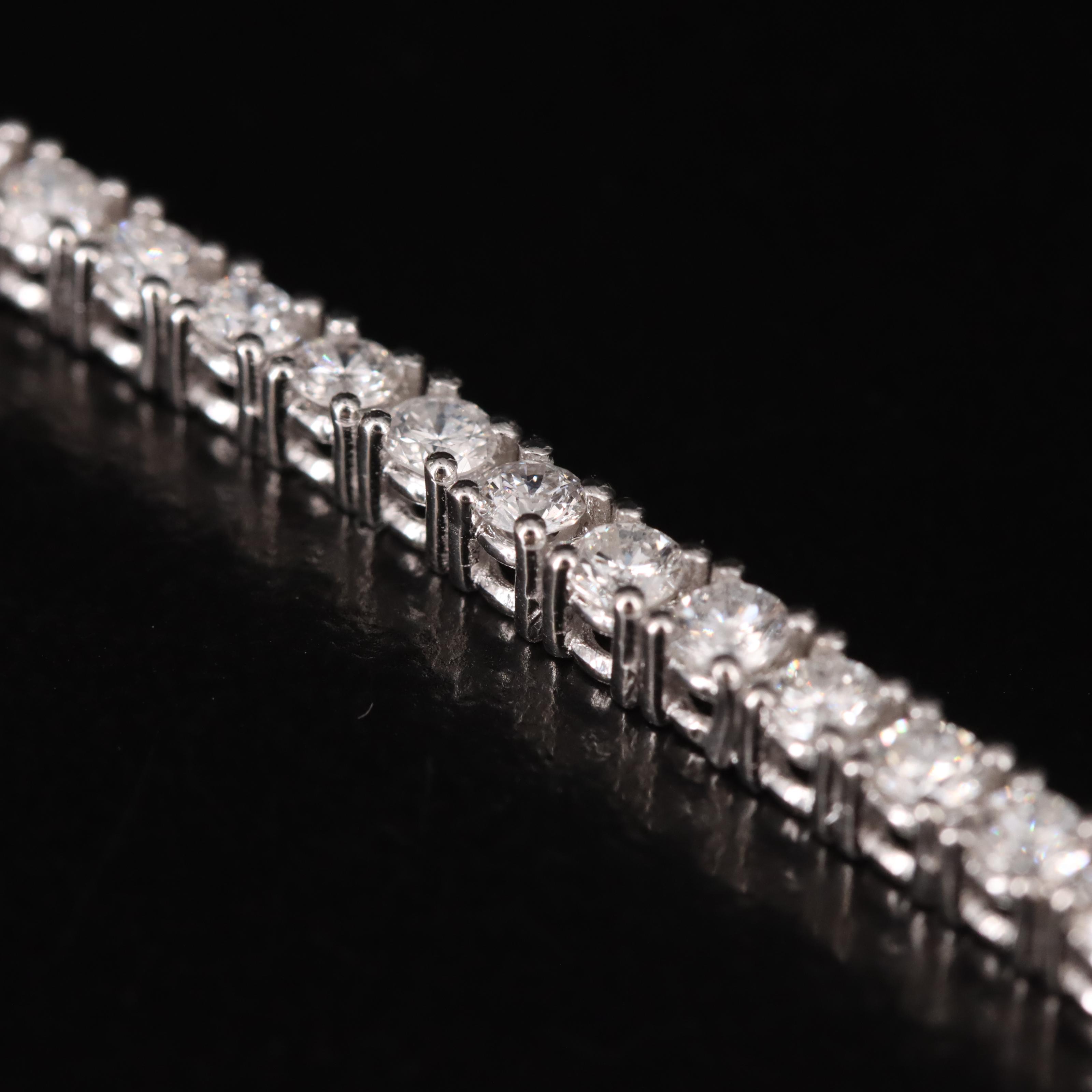 14K 3.45 CTW Diamond Tennis Bracelet