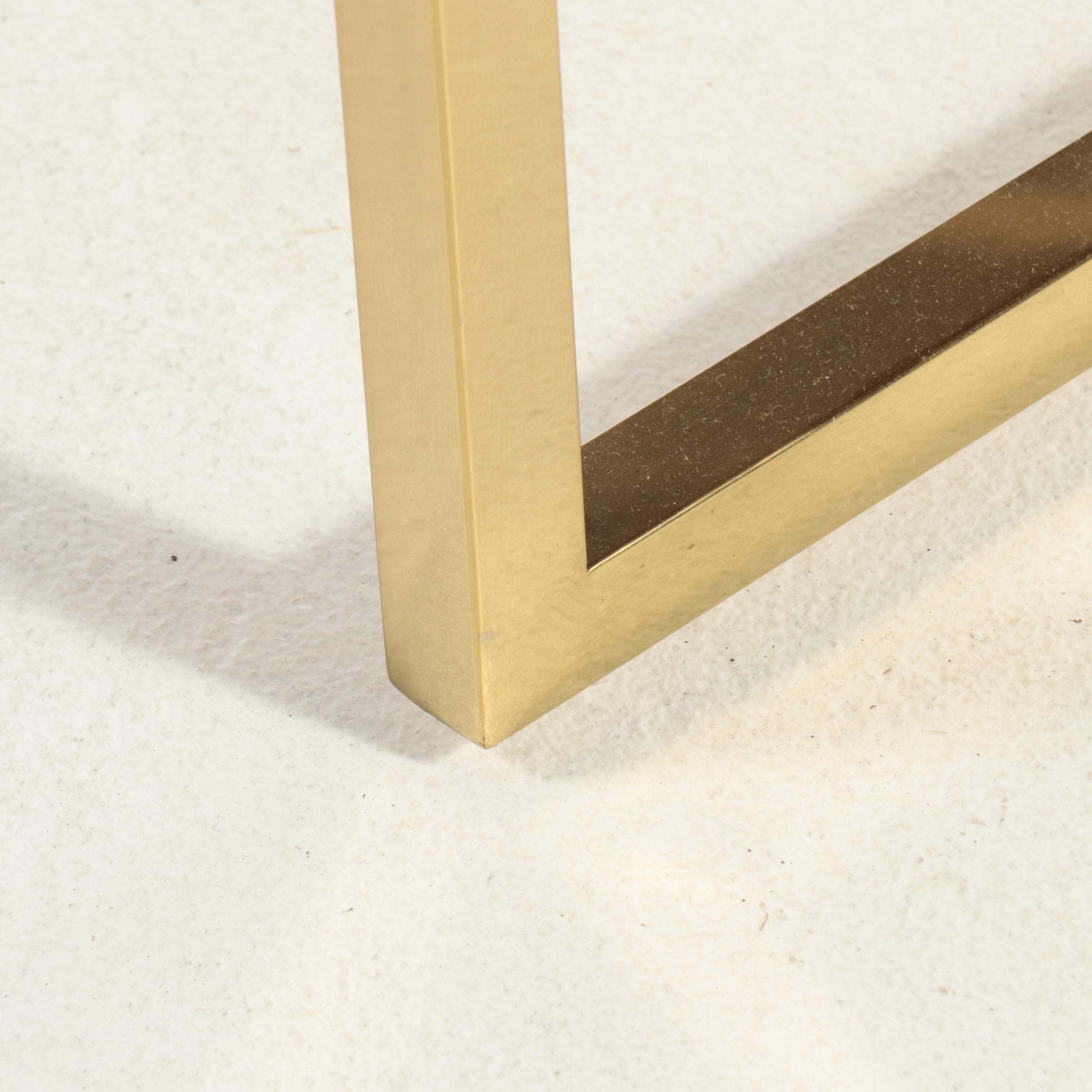 Eight Neuu Design Emporium Modern Brass and Green Velvet-Upholstered Side Chairs