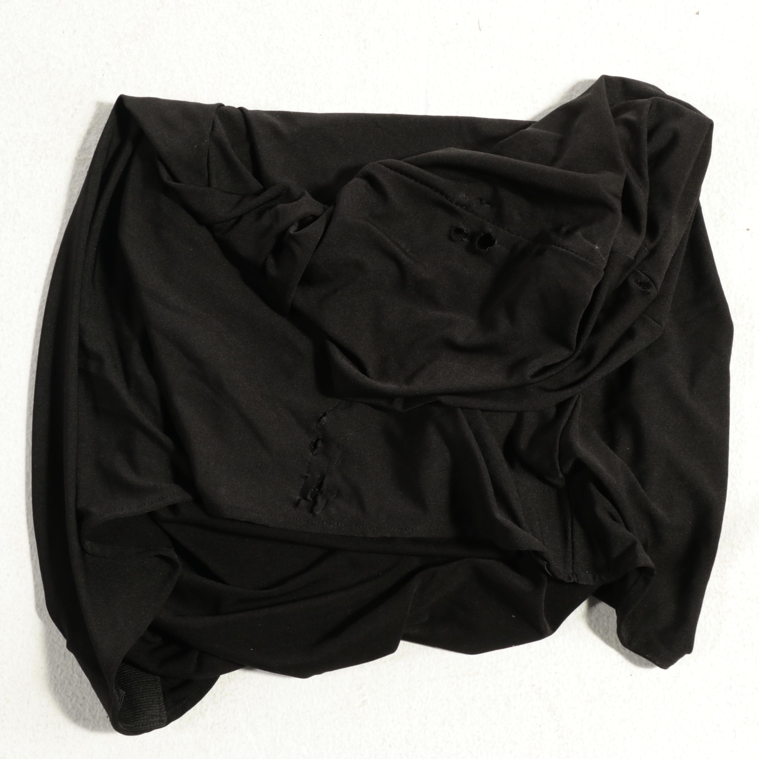 Eight Neuu Design Emporium Modern Brass and Green Velvet-Upholstered Side Chairs