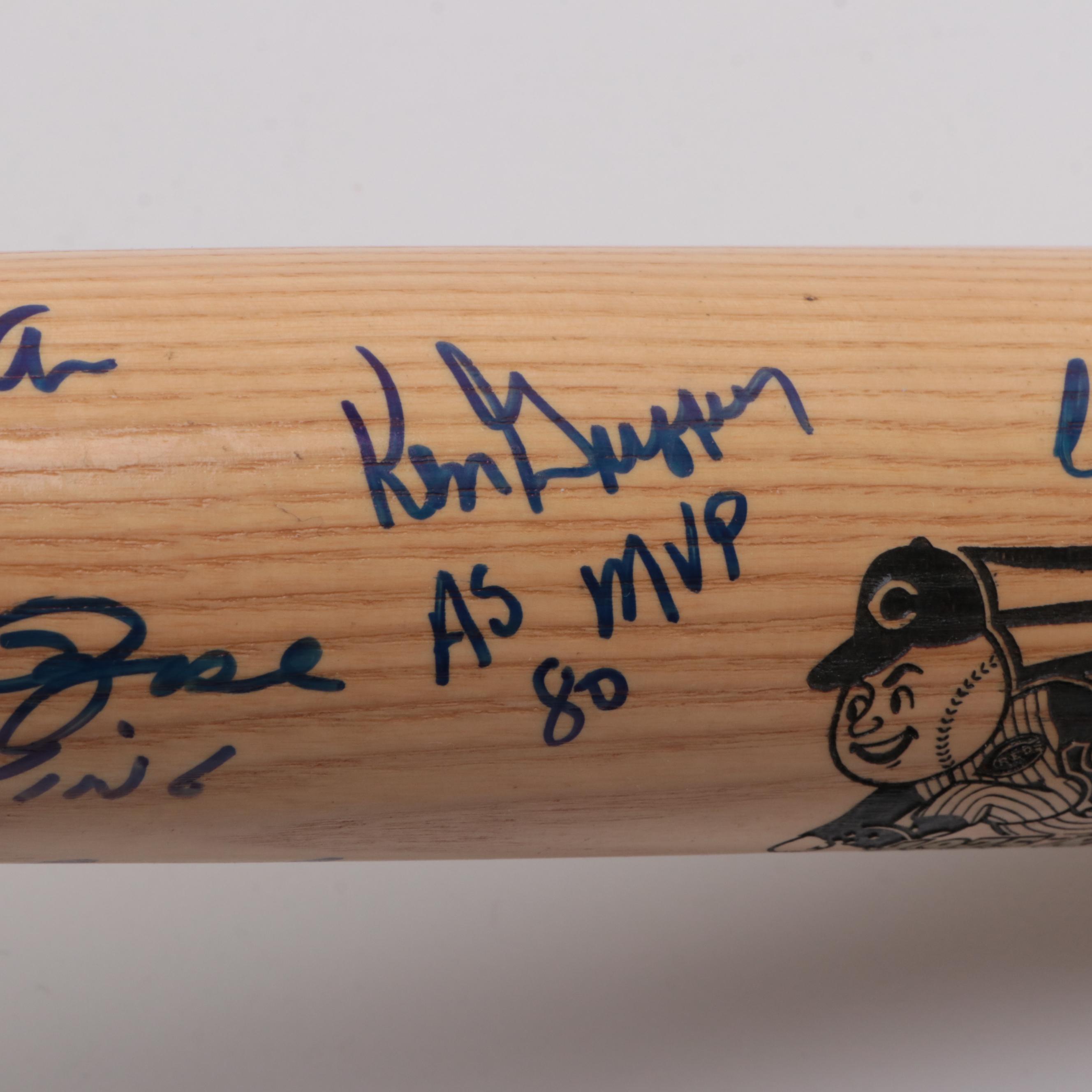 "The Big Red Machine"Signed Baseball Bat Featuring Johnny Bench, and More