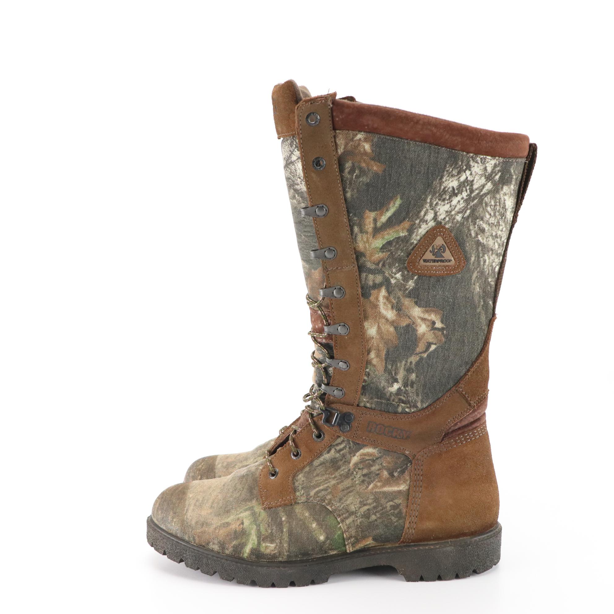 Columbia Techlite & Rocky Camo Boots with Battery Heated/Fleece Socks & More
